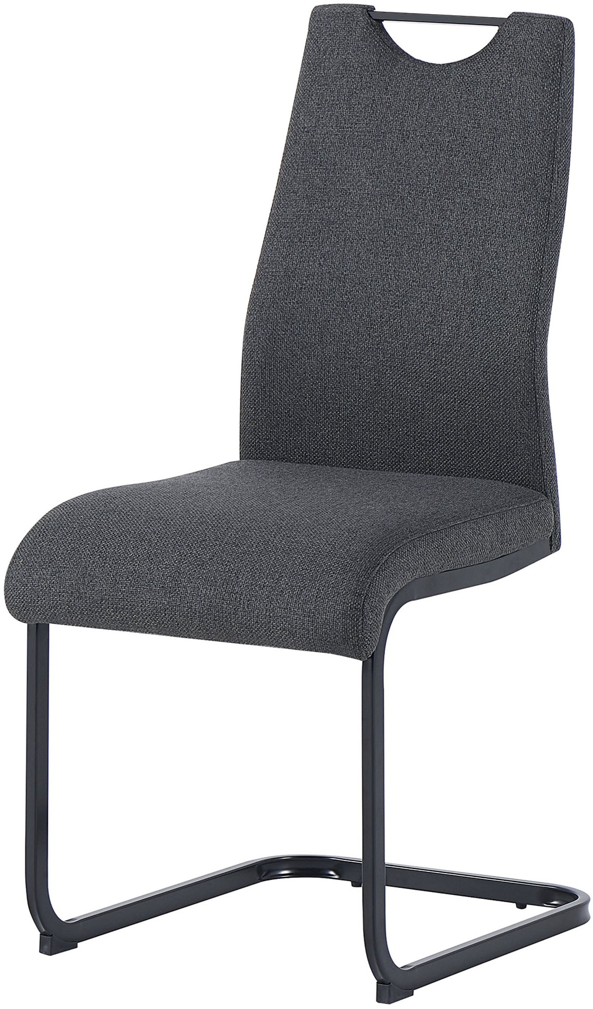 byLIVING Chaise cantilever »CAPRI« (Ensemble) 2 cuisWebstoff, bis 110 kg, Schaumstoff, Schwingstuhlgestell, mit Griff