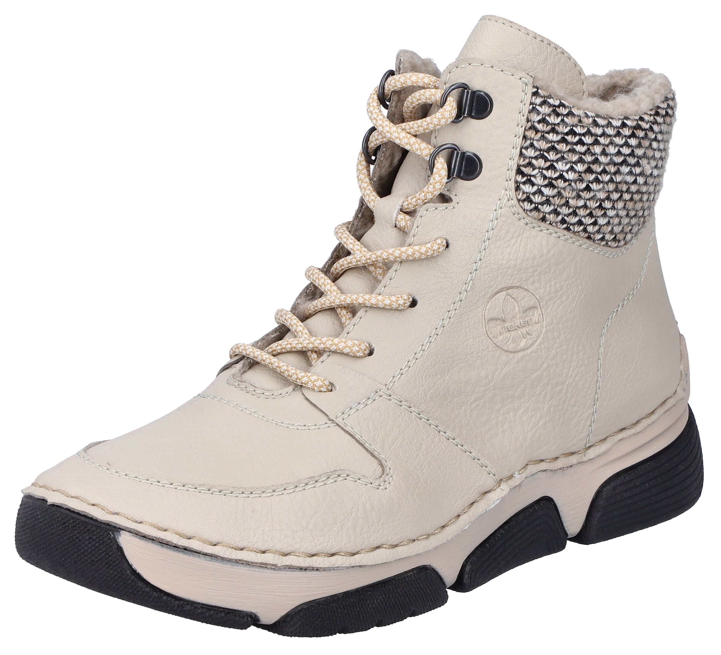 Rieker Bottes d'hiver  bottines à lacets, bottines avec fermeture éclair intérieure pratique