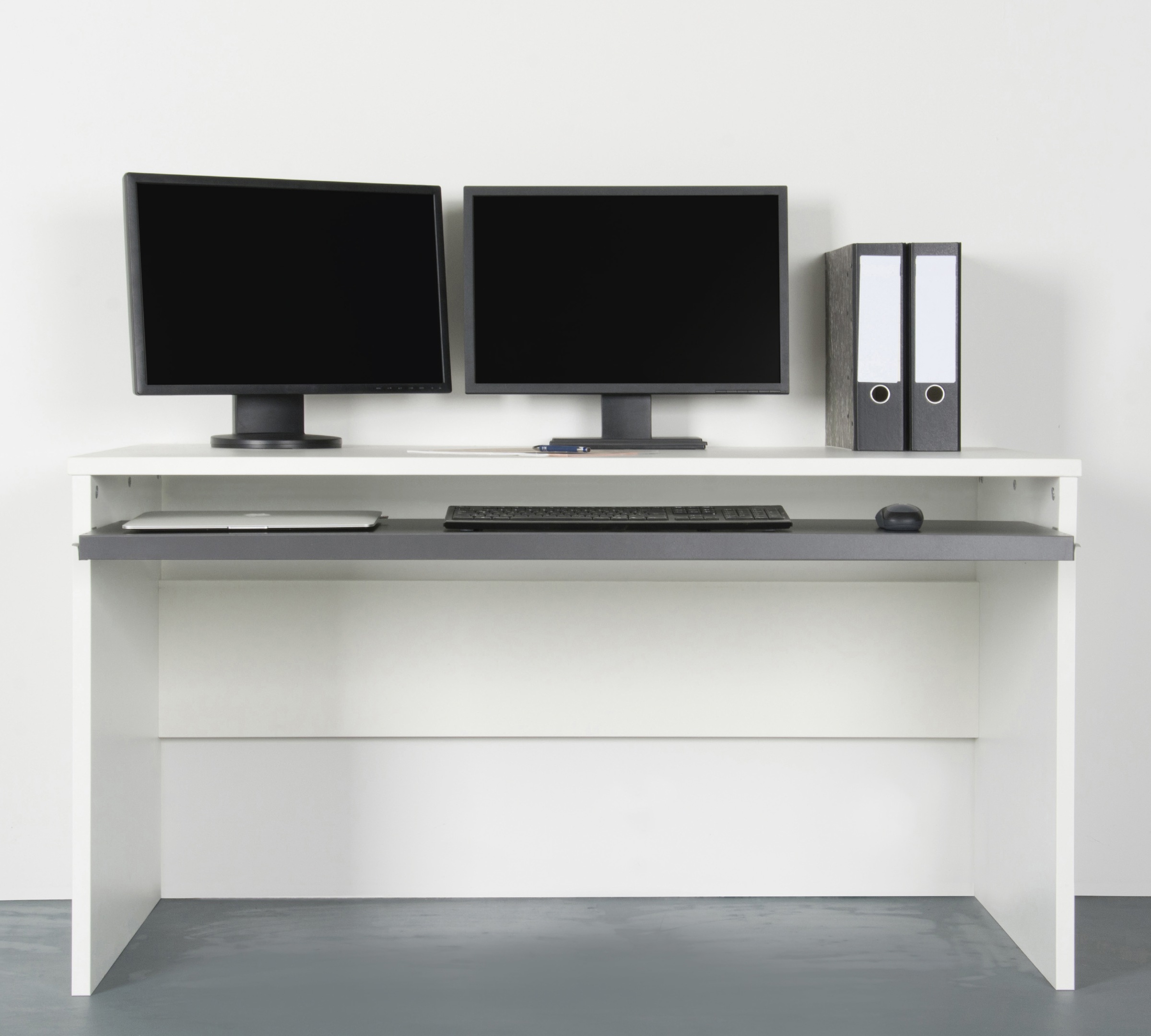 VOGL Möbelfabrik Bureau »Barrie mit 2-farbigem Tastaturauszug« in 2 Breiten, 2,5 cm Tischplattenstärke, Made in Germany