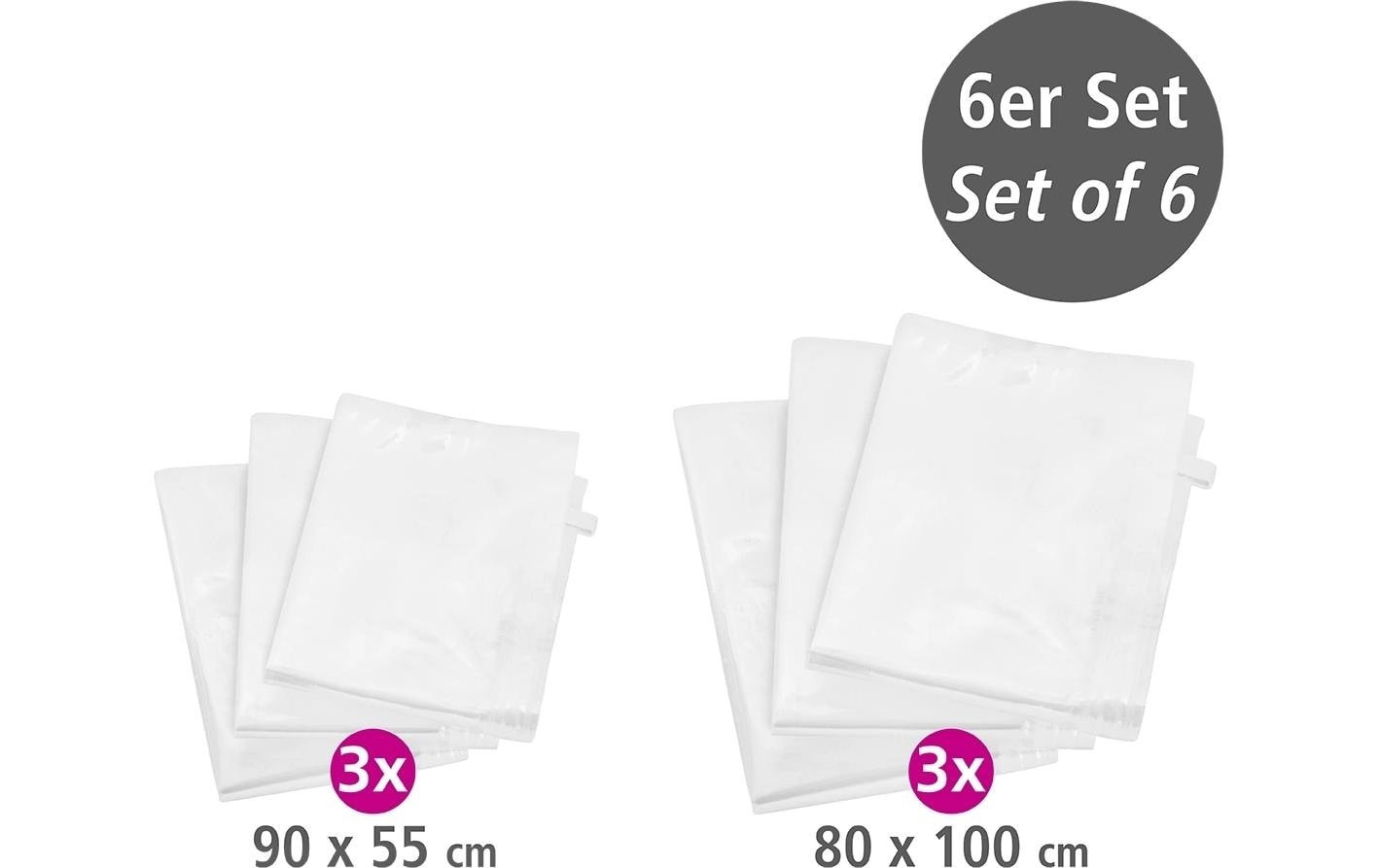 WENKO Vakuumierbeutel »55 cm/80 cm x 90 cm/100 cm 6 Stück«