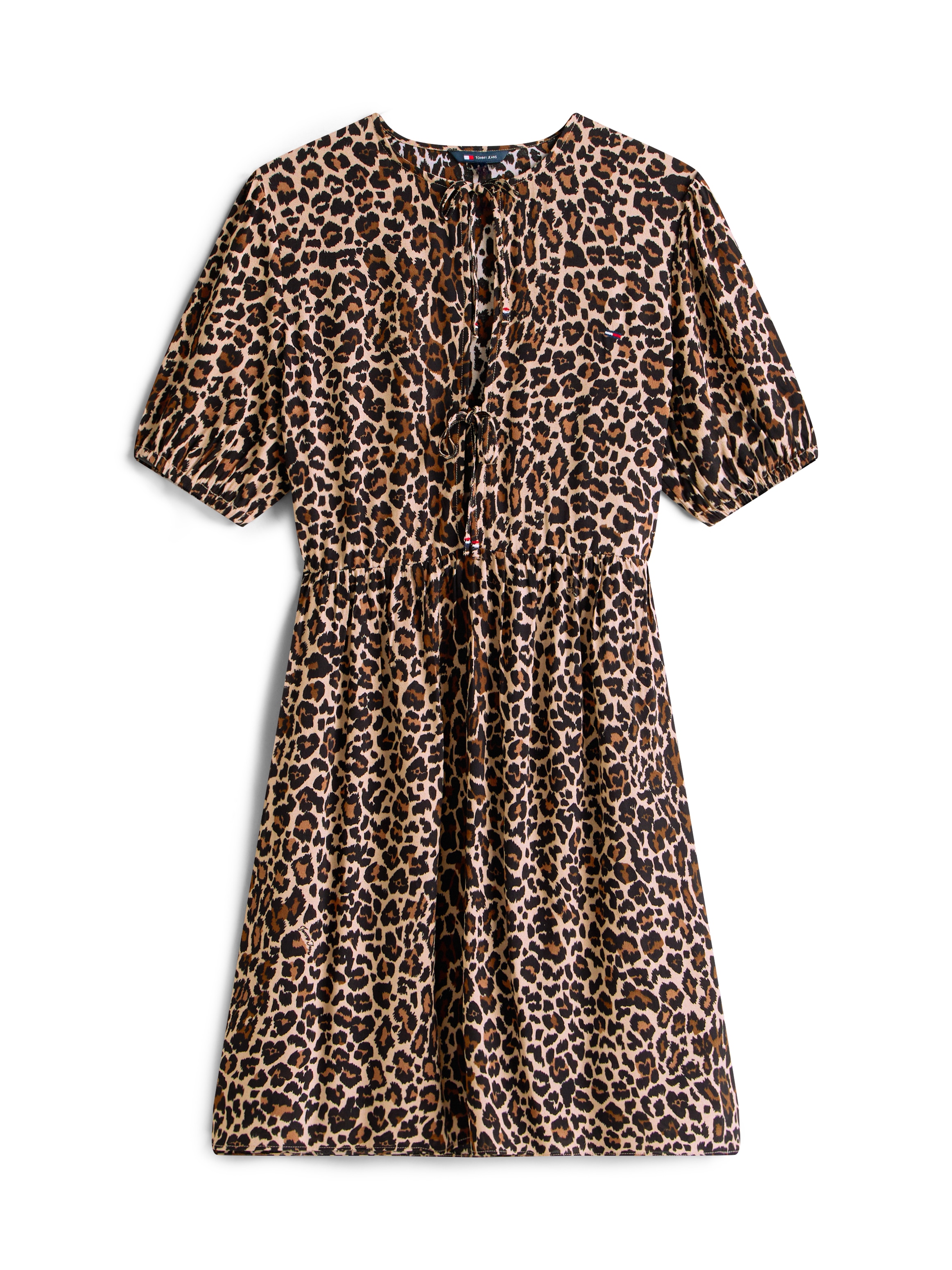 Tommy Jeans Robe en ligne A »TJW TIE DETAIL MINI DRESS«