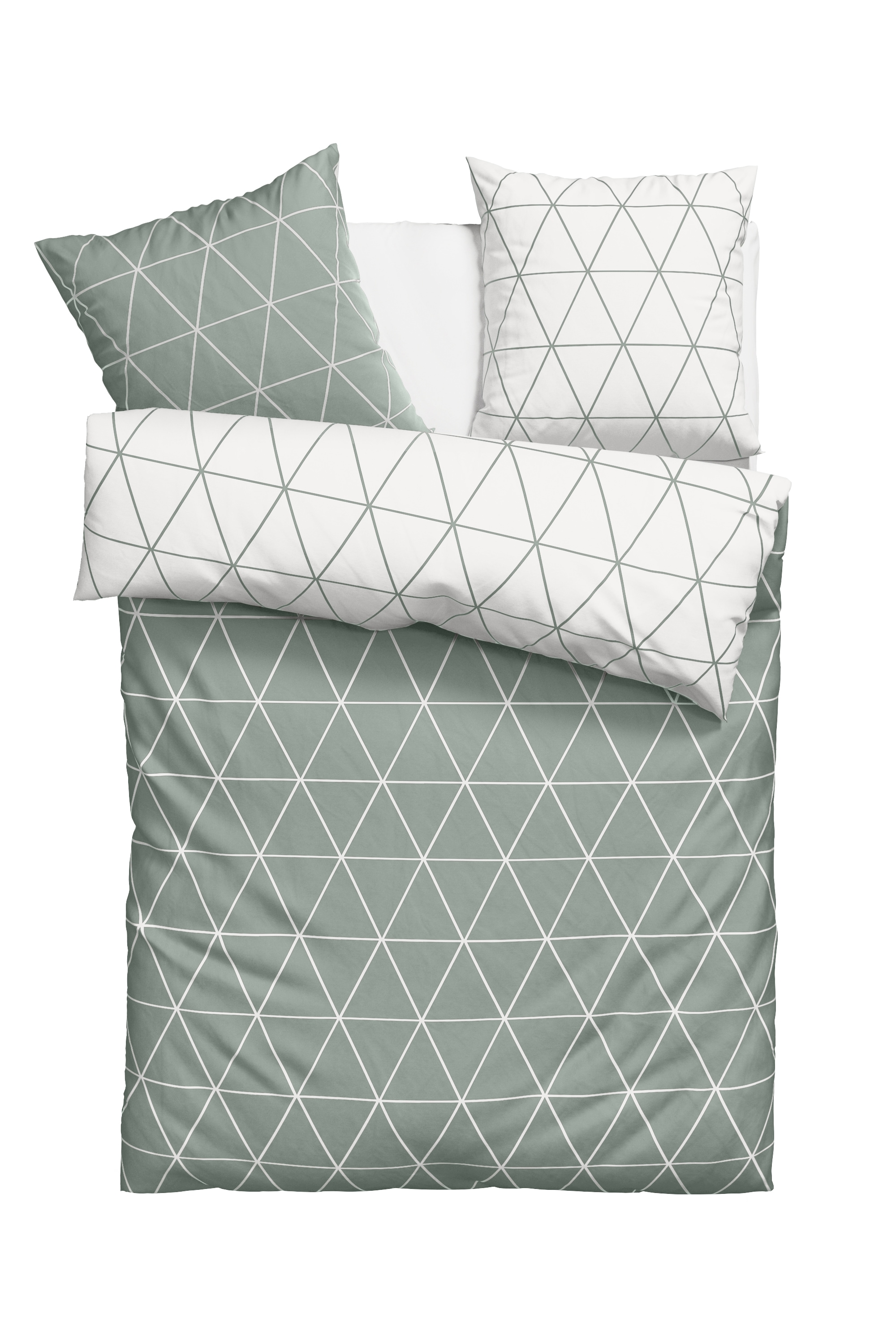 GOODproduct Bettwäsche »Balsby« 2 Stk. in Gr. 135x200 oder 155x220 cm, 100% Baumwolle
