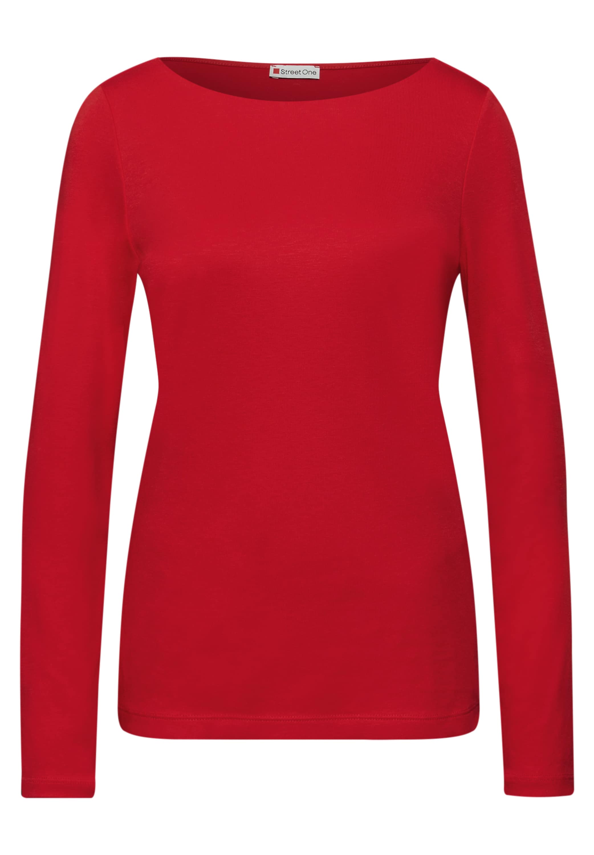 STREET ONE T-shirt à manches longues »Style Lanea« mit U-Boot Ausschnitt