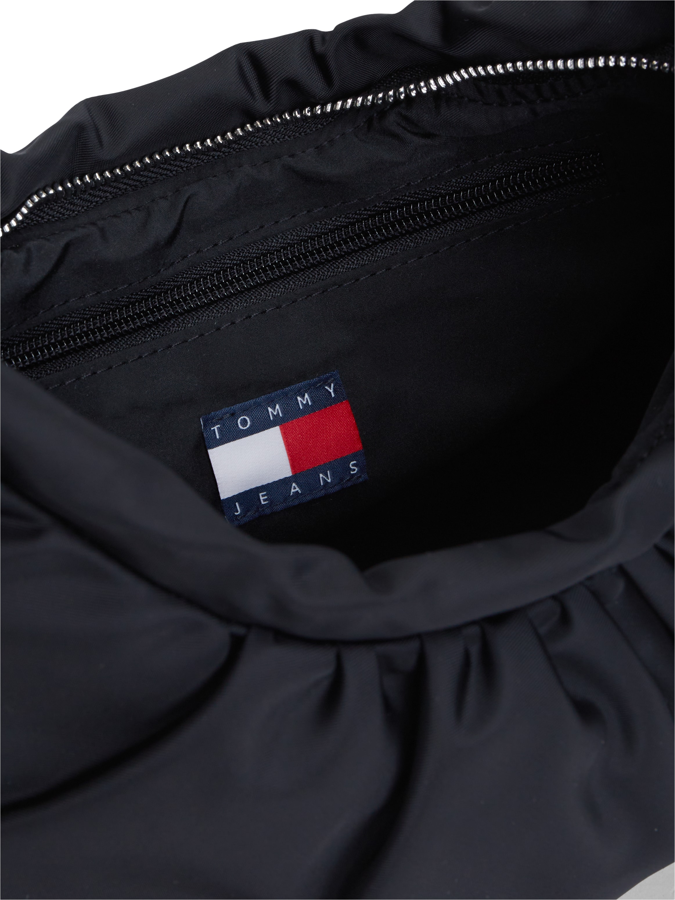 Tommy Jeans »TJW ICON CHARMS SHOULDER BAG« sac à main femme, sac bandoulière avec fronces à la mode