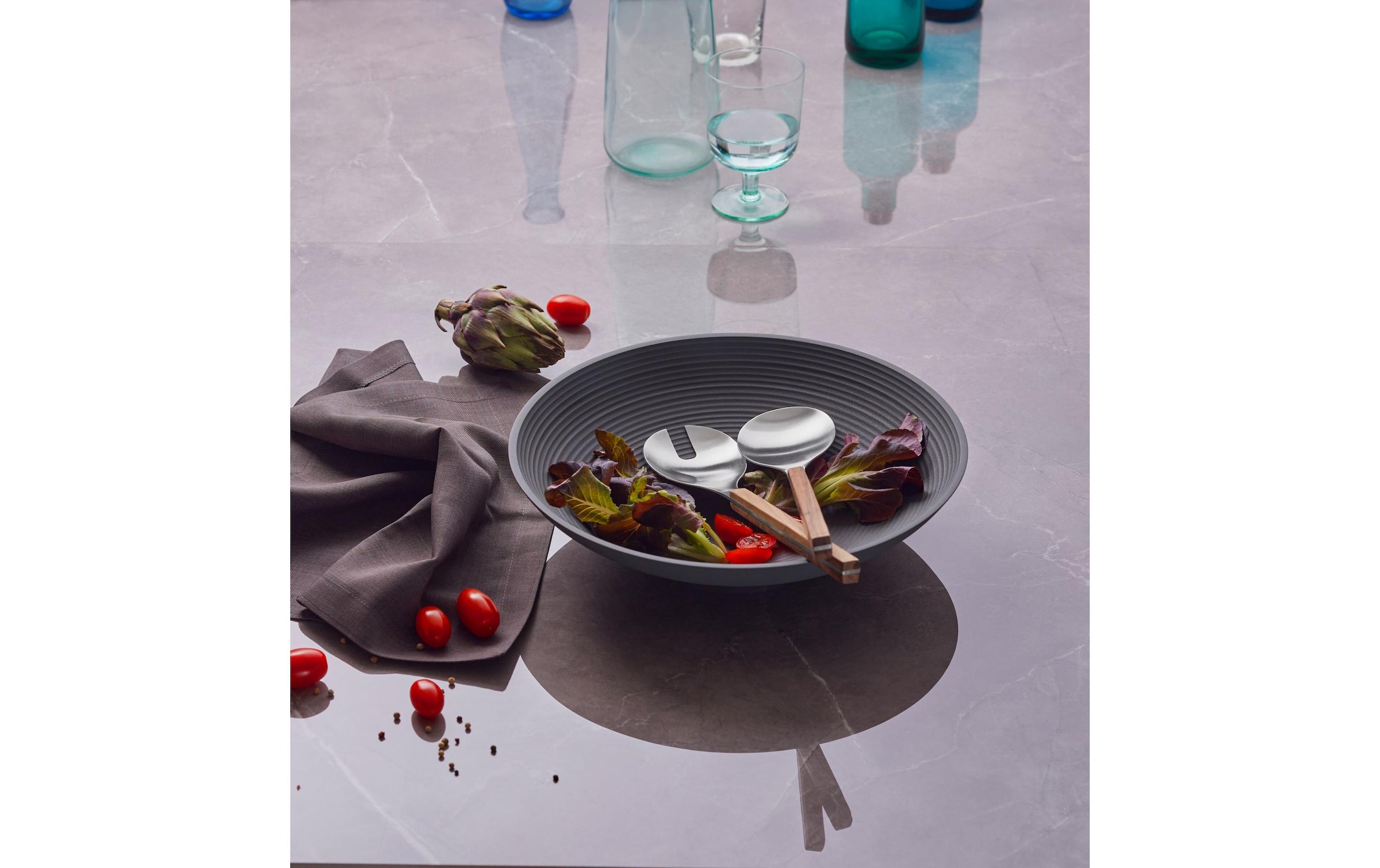 PHILIPPI Salatbesteck »Brick 2-teilig«