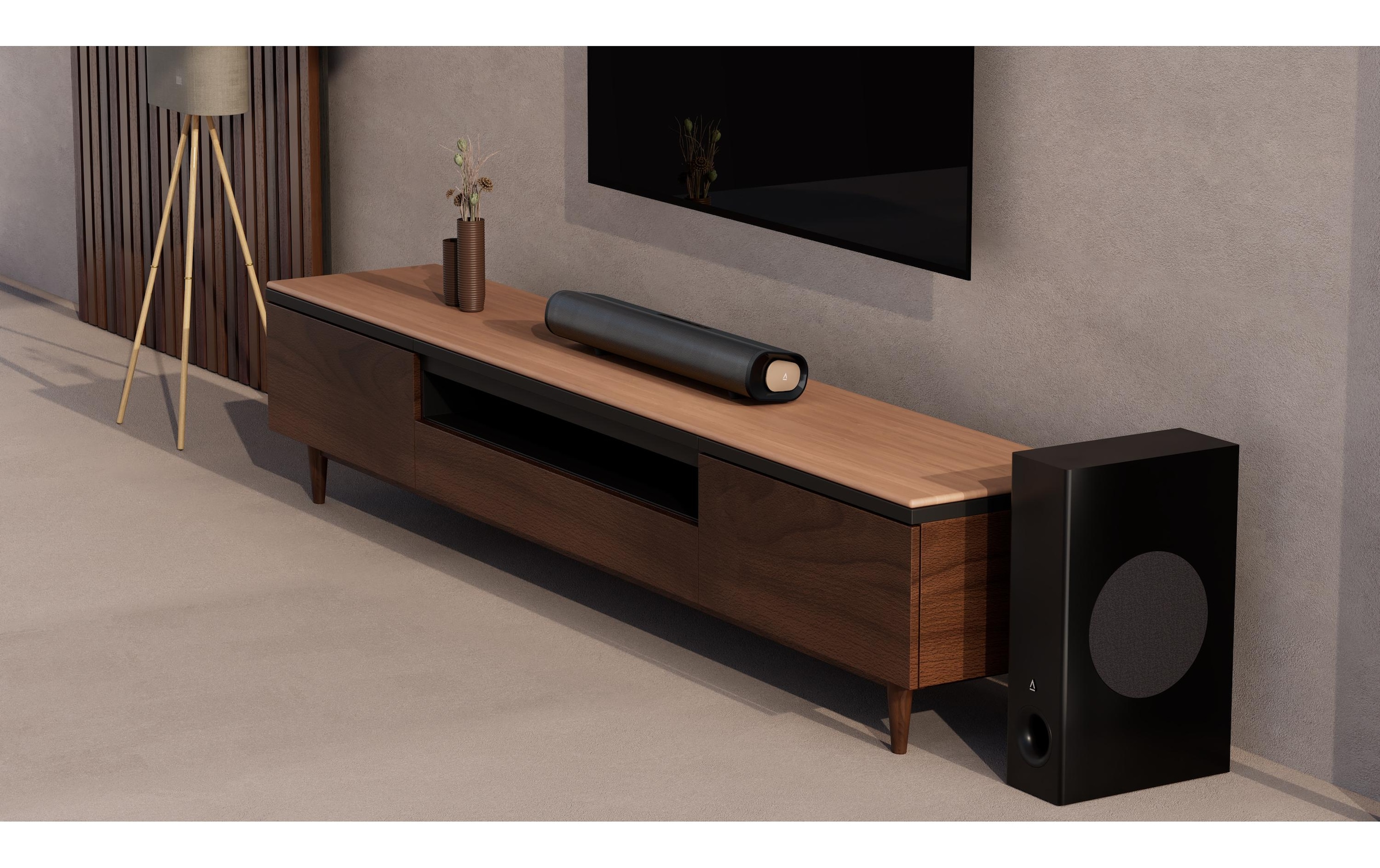 Creative Soundbar »Stage Pro, Soundbar mit Subwoofer 2.1-Soundbar mit Dolby Audio« ( ) HDMI Arc, USB Audio, Optical, Aux-in