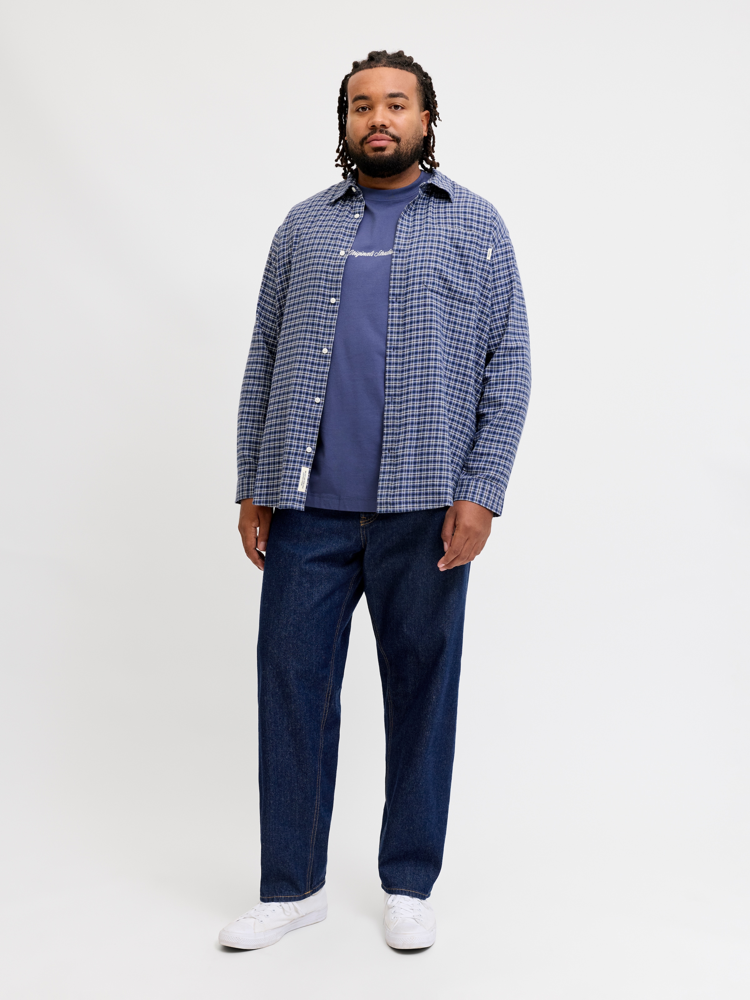 Jack & Jones PlusSize Relax-fit-Jeans »JJICHRIS JJORIGINAL AT 054 SN PLS« Baumwolle, relaxed fit