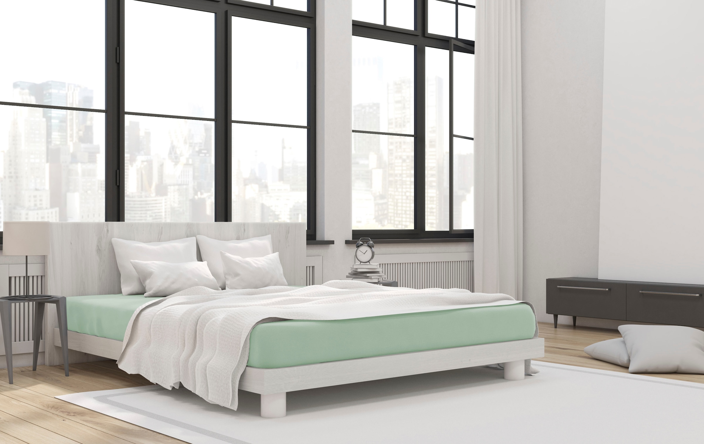 Primera Draps de lit »Mako-Feinjersey Spannbetttuch« Geeignet für Standardmatratzen bis 22 cm, 100% Baumwolle