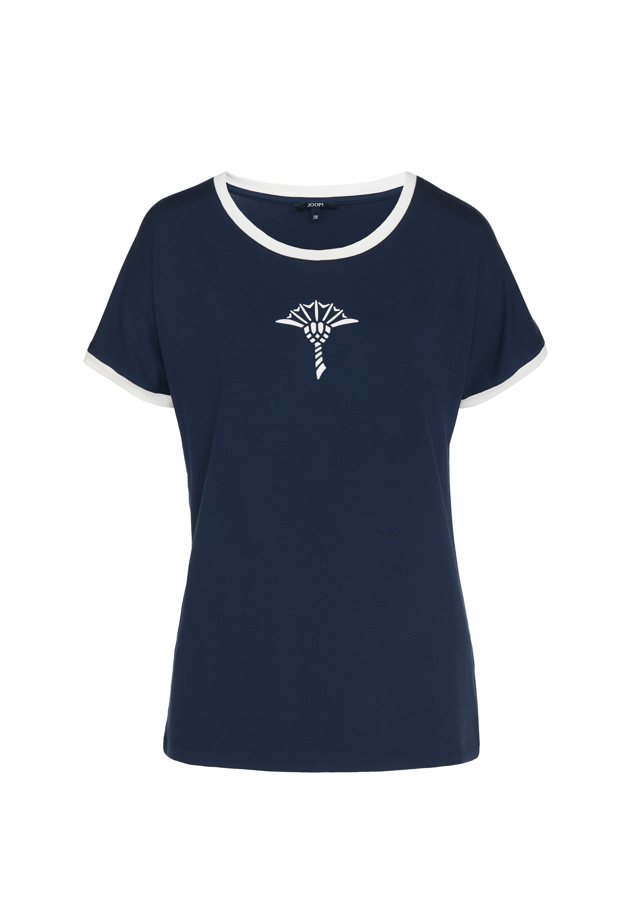 JOOP! T-shirt »Move« mit kontrastierendem Rundhalsausschnitt