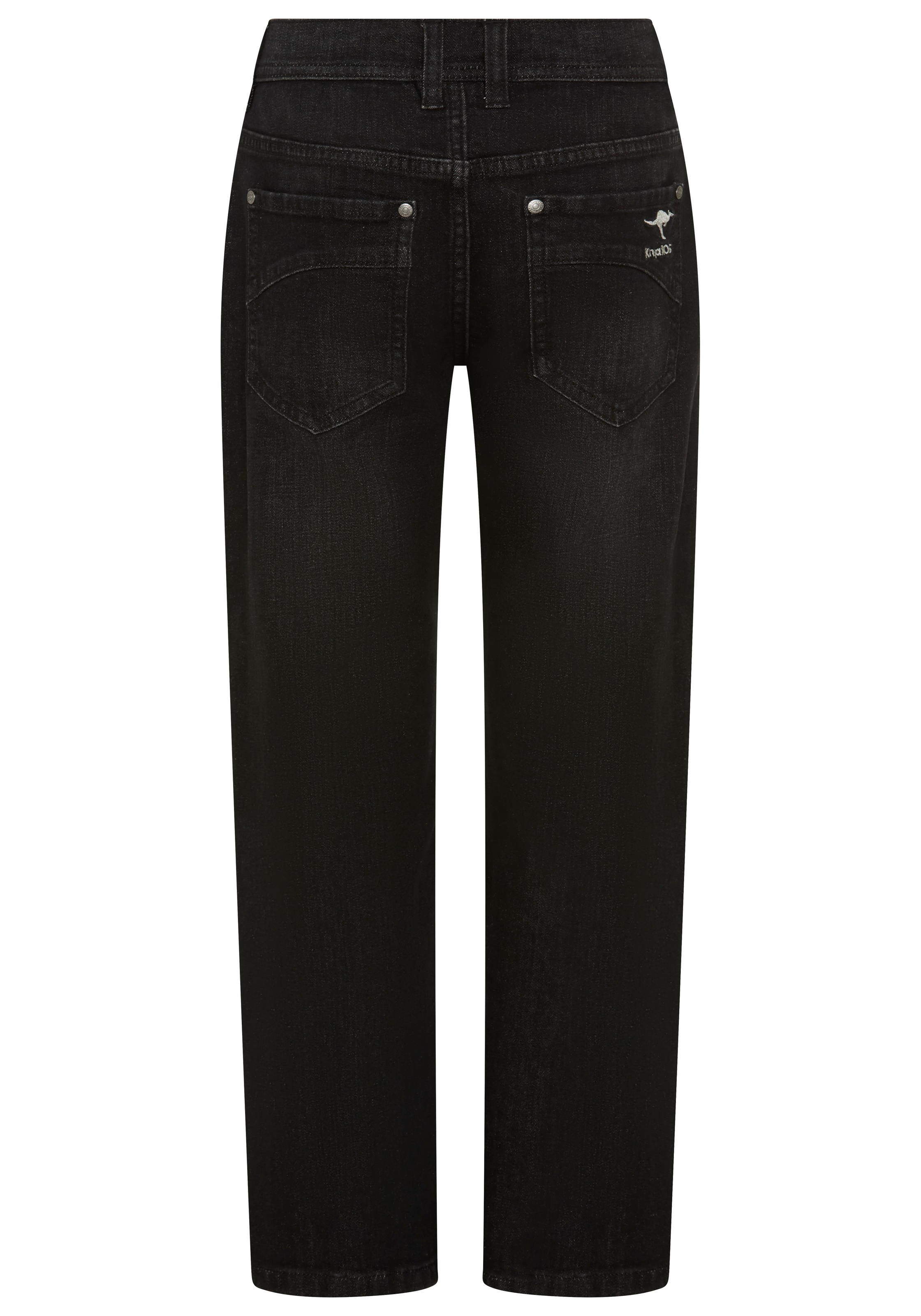 KangaROOS Loose-fit-Jeans »Jeans mit weitem Bein« , mit Logo-Stickerei