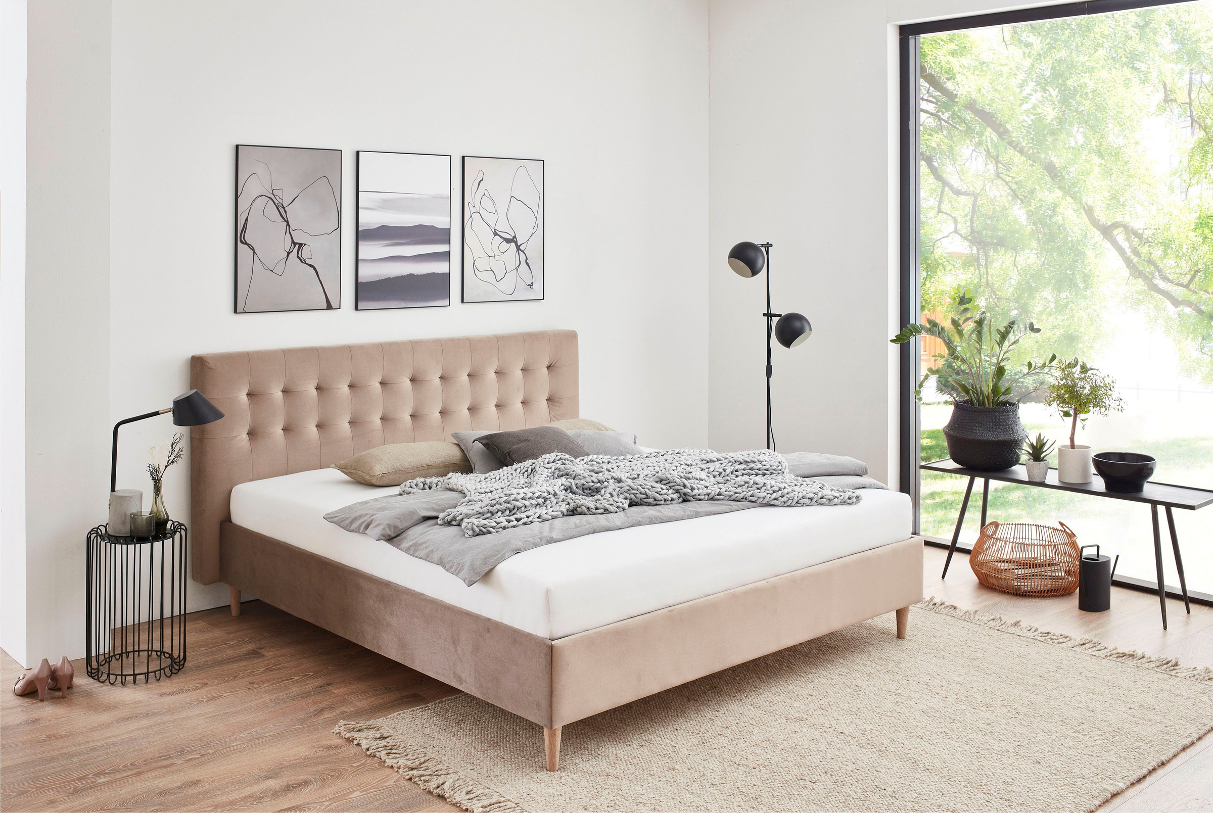 ATLANTIC home collection »Veronika« mit Bettkasten und Lattenrost