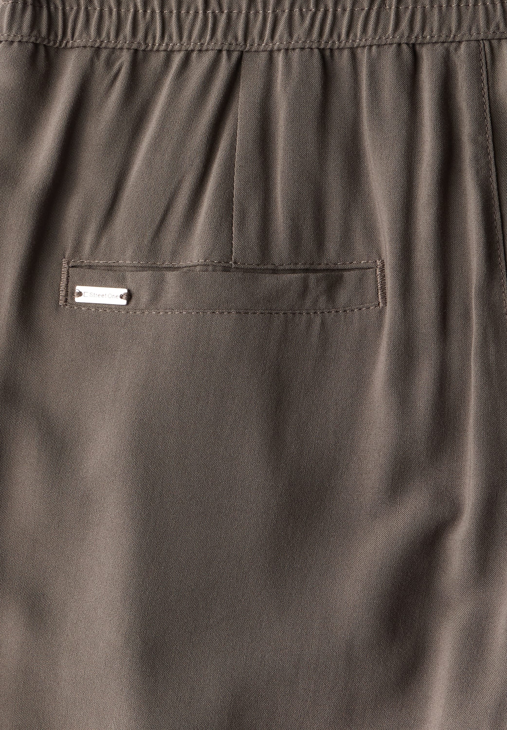 STREET ONE Stoffhose »Style Emee«  Sommerhose mit elastischem Bund mit Tunnelzug