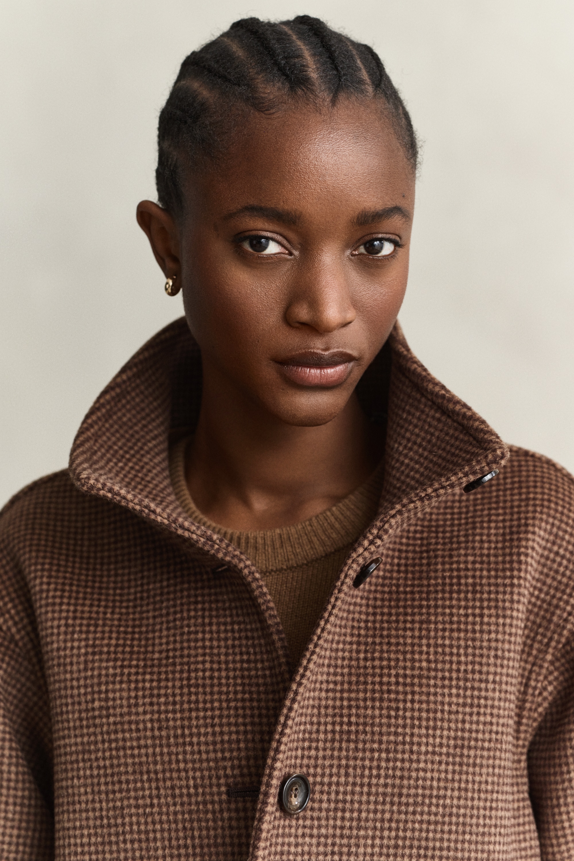 Gant Veste en laine »CHECKED WOOL BLEND« petits carreaux, coupe décontractée, avec une touche de cachemire
