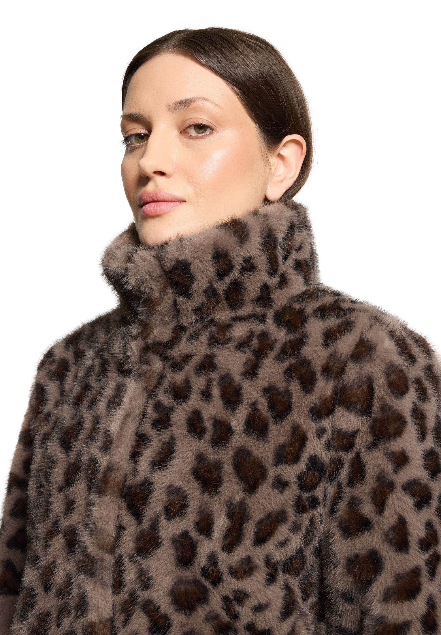 Betty Barclay Plüschjacke mit Leoparden-Muster