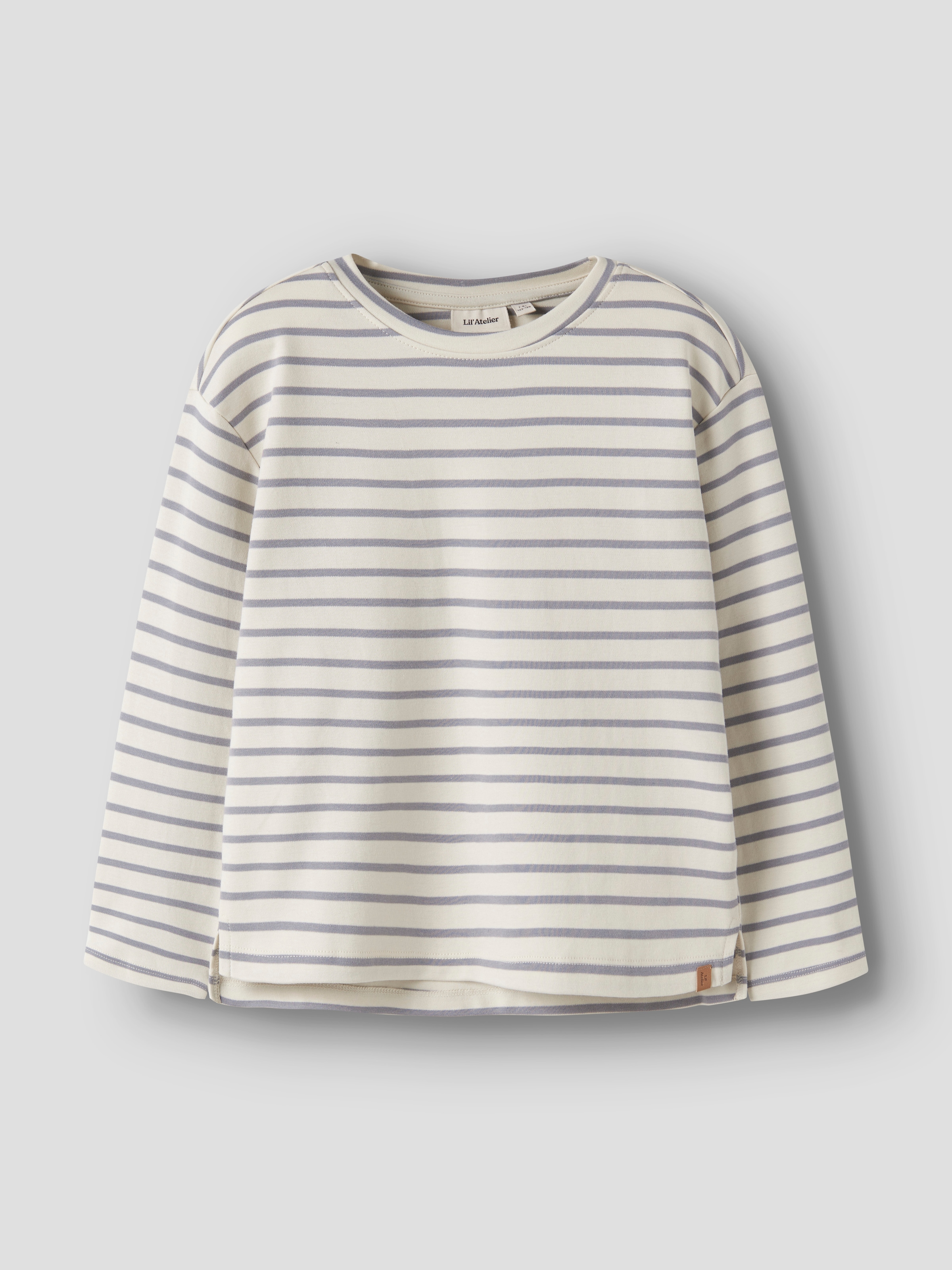 Lil' Atelier T-shirt à manches longues »NMMLIMIA LS LOOSE TOP LIL NOOS« jersey doux, coton pur