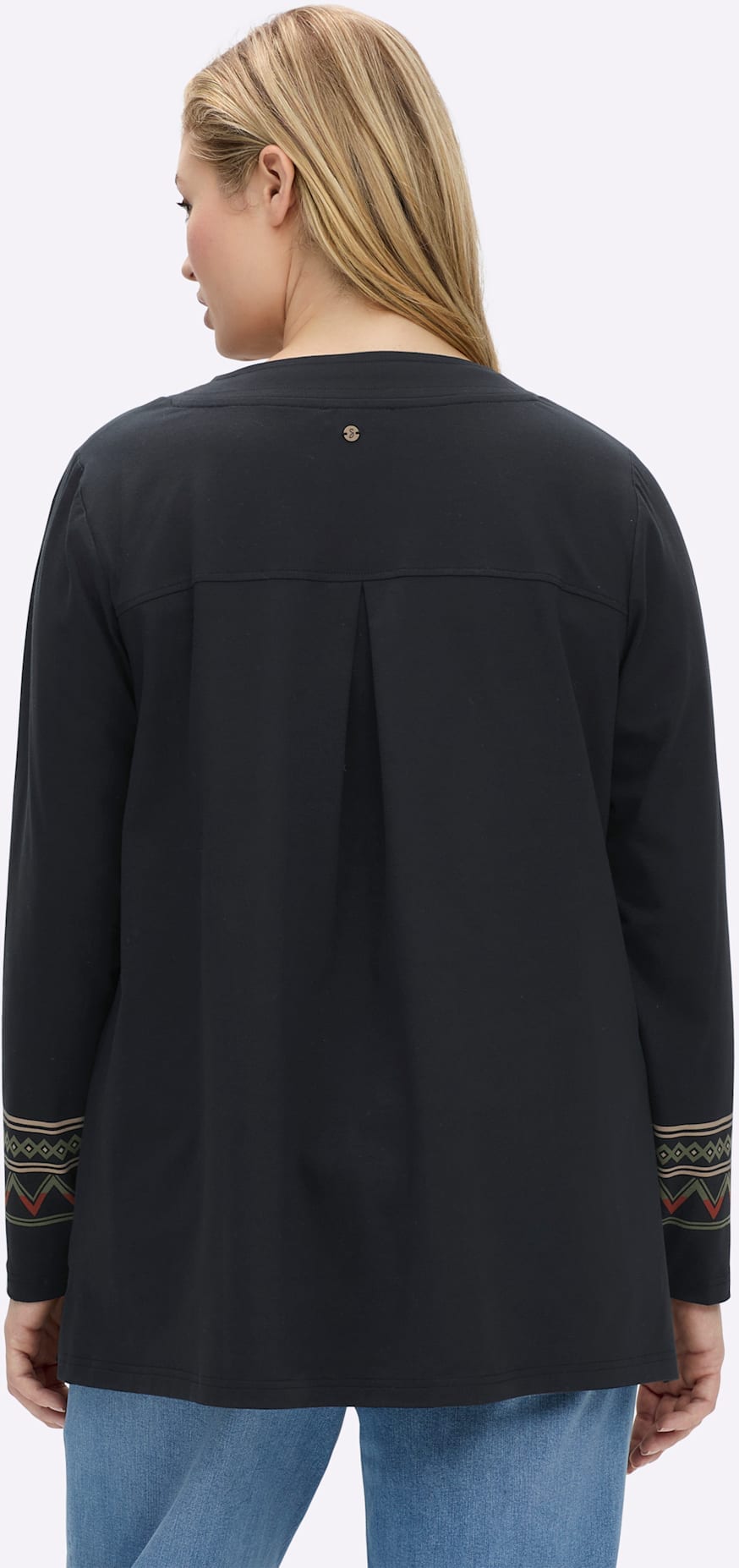 Sheego Langarmshirt »Shirt« 1 Stk. tlg.