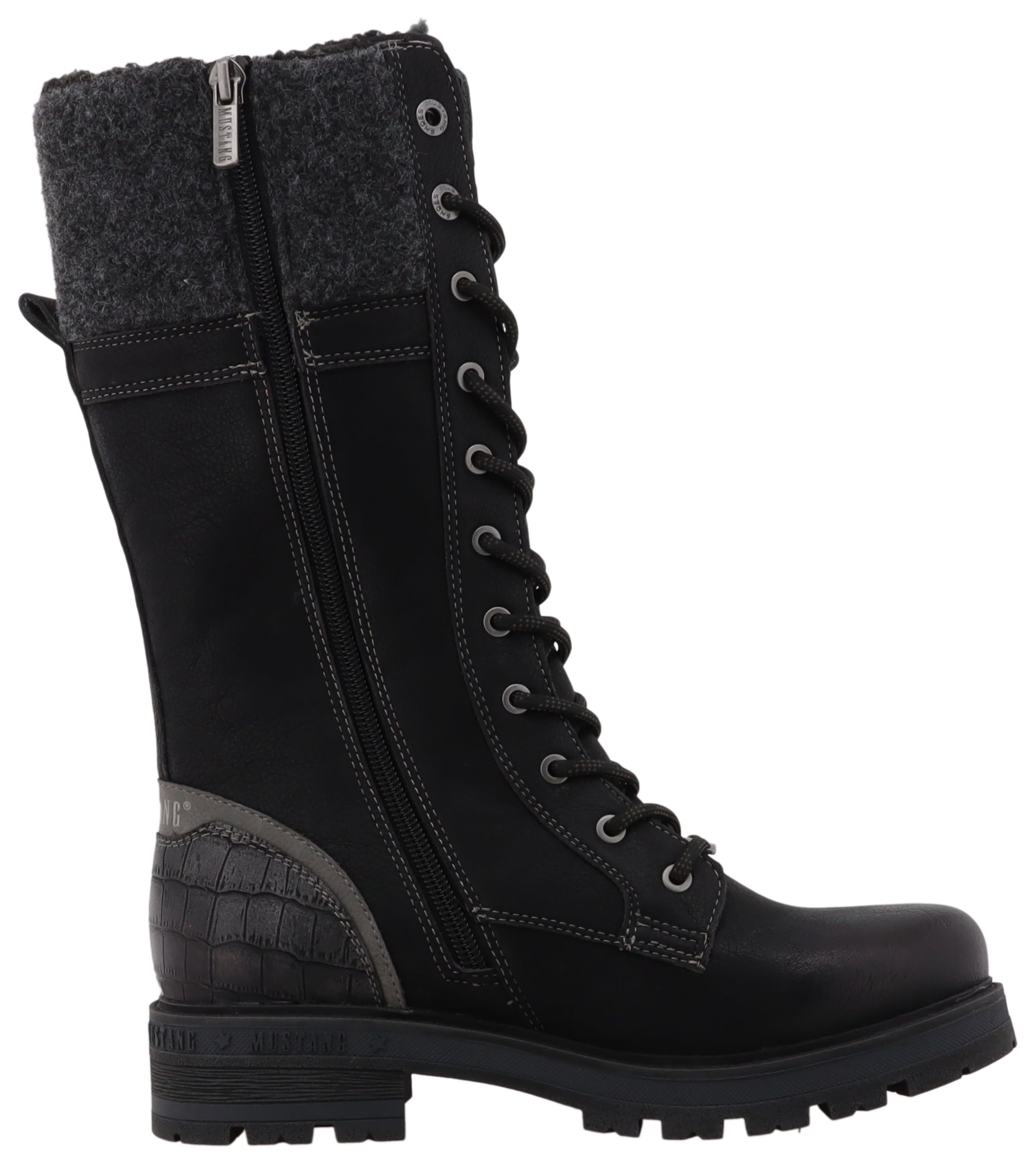 Mustang Shoes Bottes d'hiver »Darleen«  bottes à lacets avec fermeture éclair