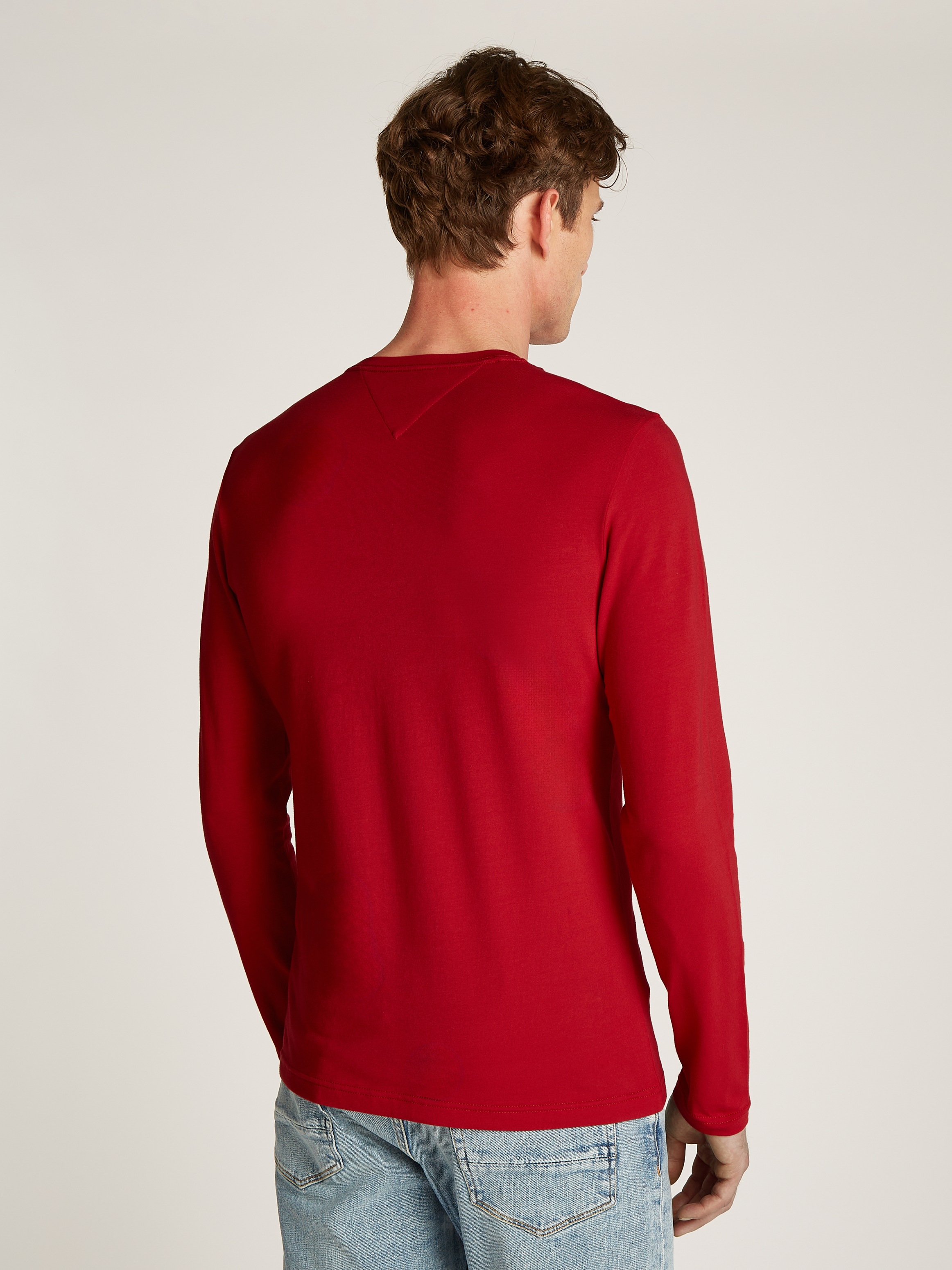 Tommy Hilfiger Langarmshirt »STRETCH SLIM FIT LONG SLEEVE« aus Baumwollstretch