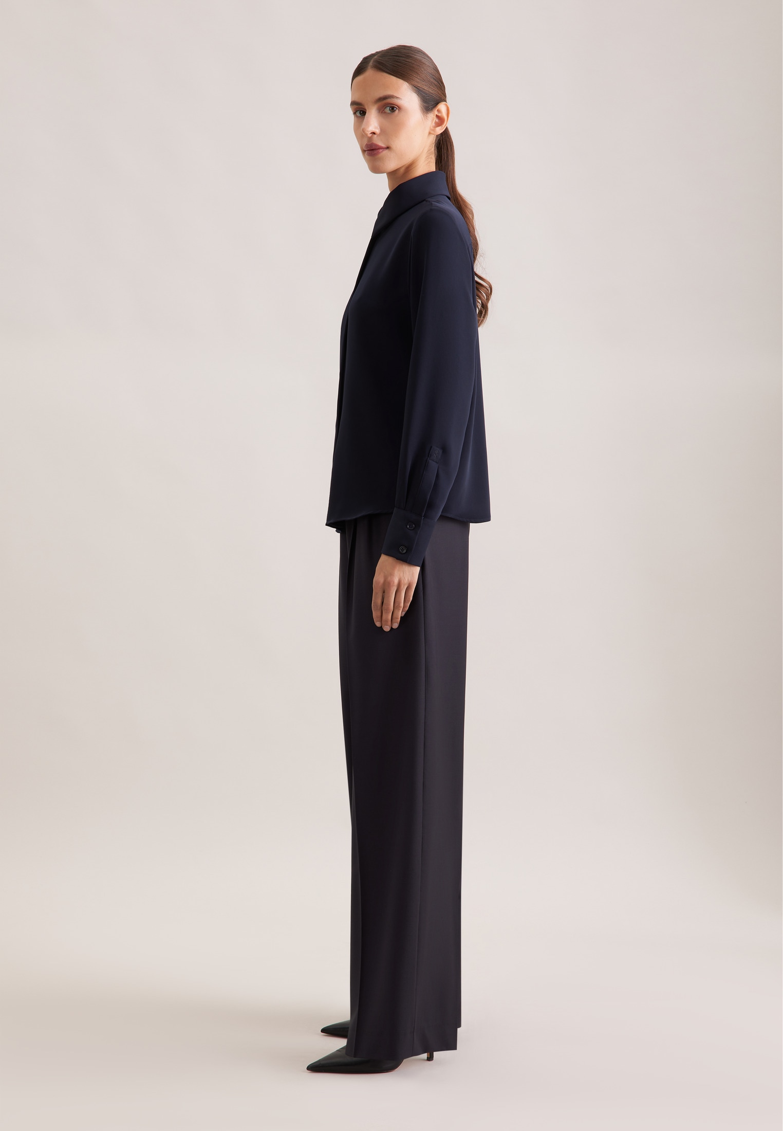 seidensticker Hemdbluse »Schwarze Rose«, 1/1 Uni
