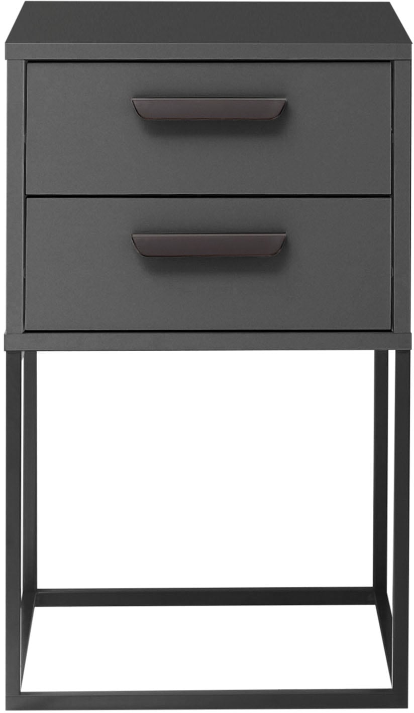 Schlafkontor Table de nuit »Suna Kommode, Nachttisch, Nachtschrank« auf Metallgestell