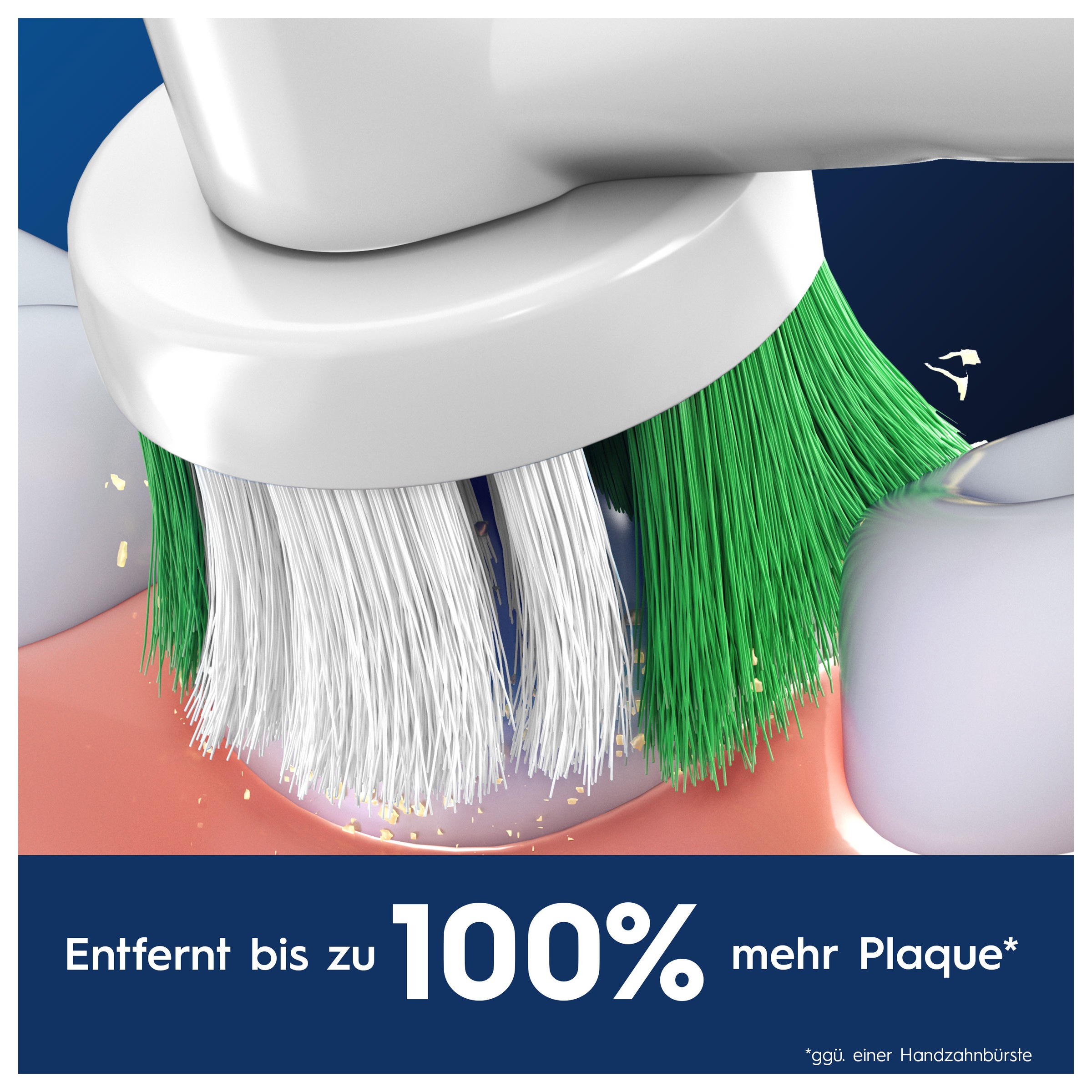 Oral-B Aufsteckbürsten »Pro Precision Clean« Zahnreinigung mit innovativen X-förmigen Borsten