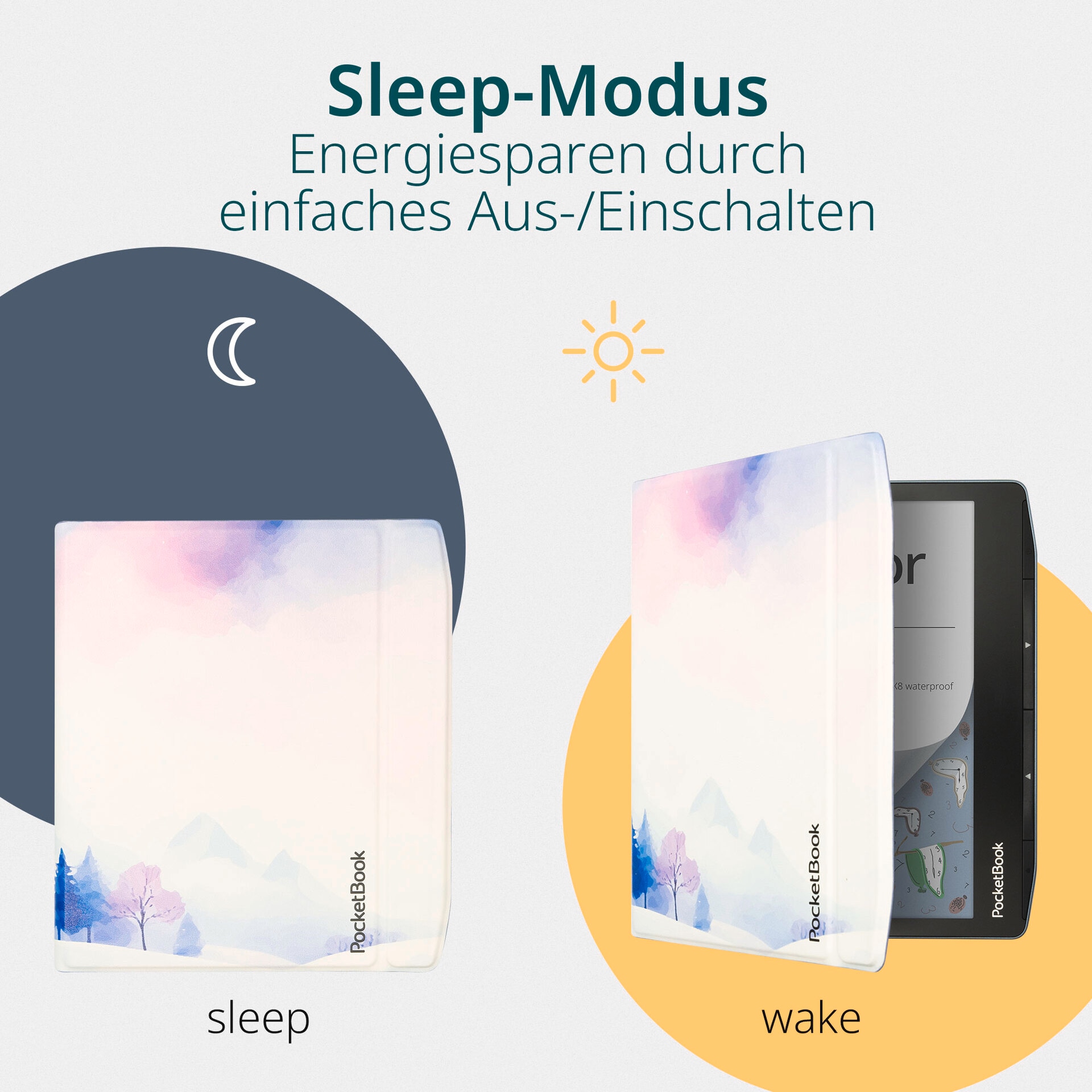 PocketBook Étui pour e-reader »Flip Cover für PocketBook Era und Era Color« Backcover, Schutzhülle, Bookcover, Case, Schutzcase, stossfest