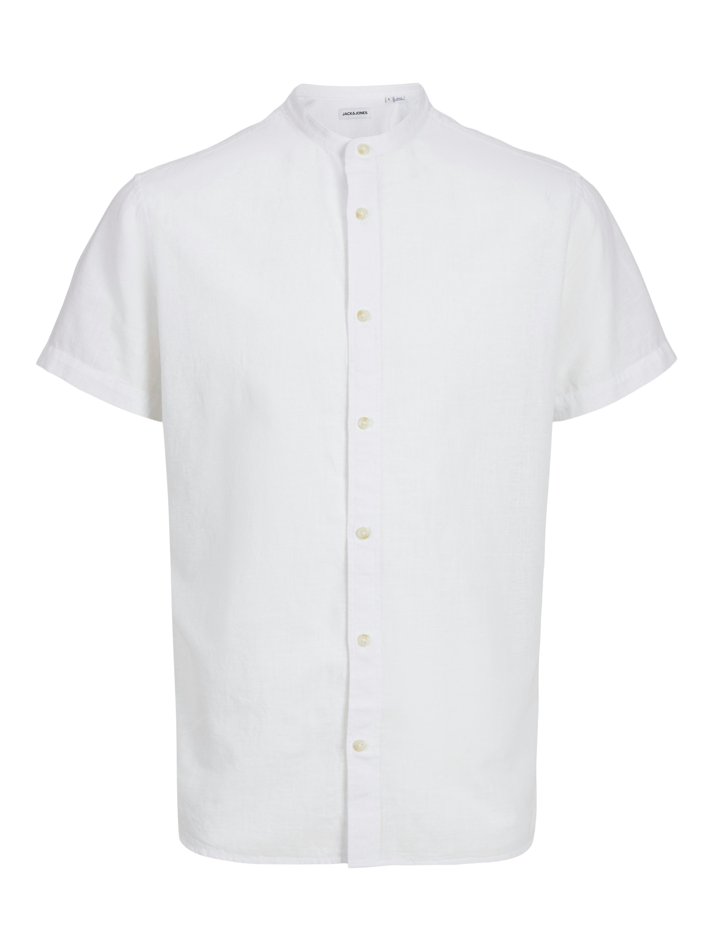 Jack & Jones Kurzarmhemd »JJESUMMER BAND SHIRT SS SN« mit Bandkragen