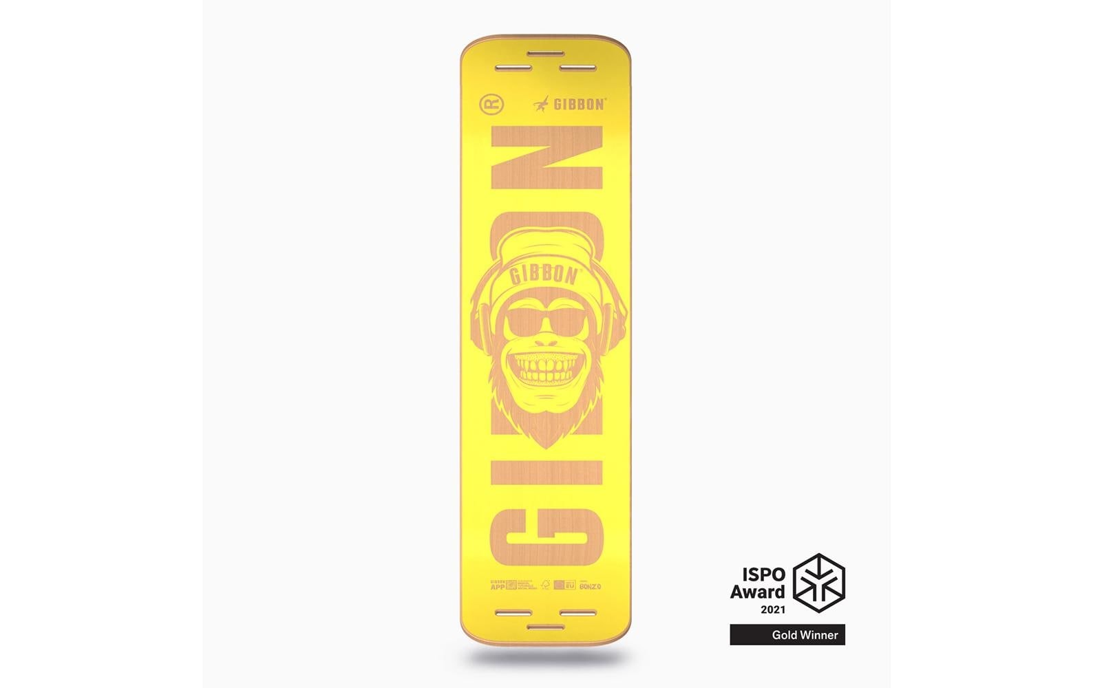 Gibbon Planche d'équilibre »Slackboard Bonzo Buchenfurnier 106 cm«