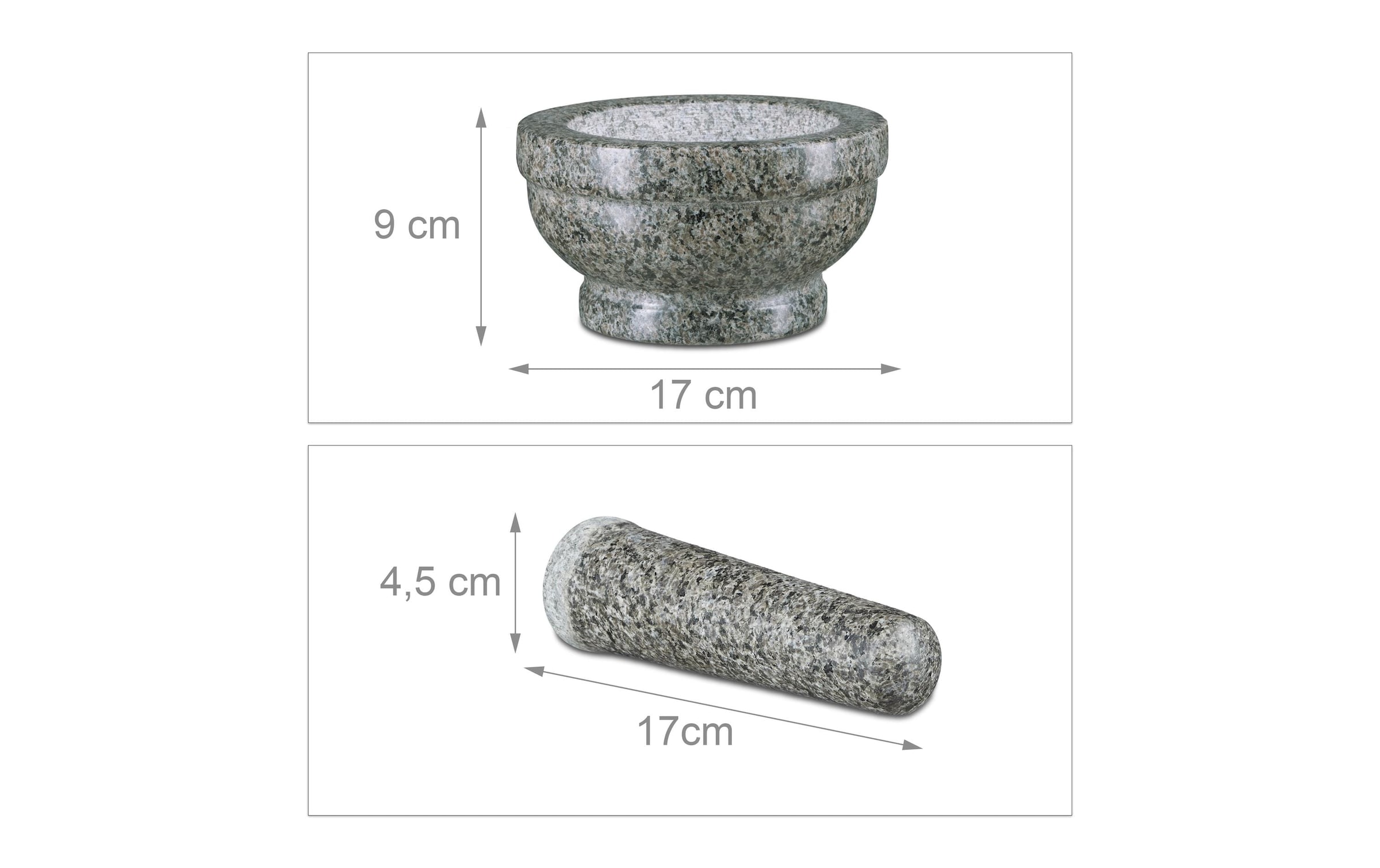 relaxdays Mörser »17 cm«