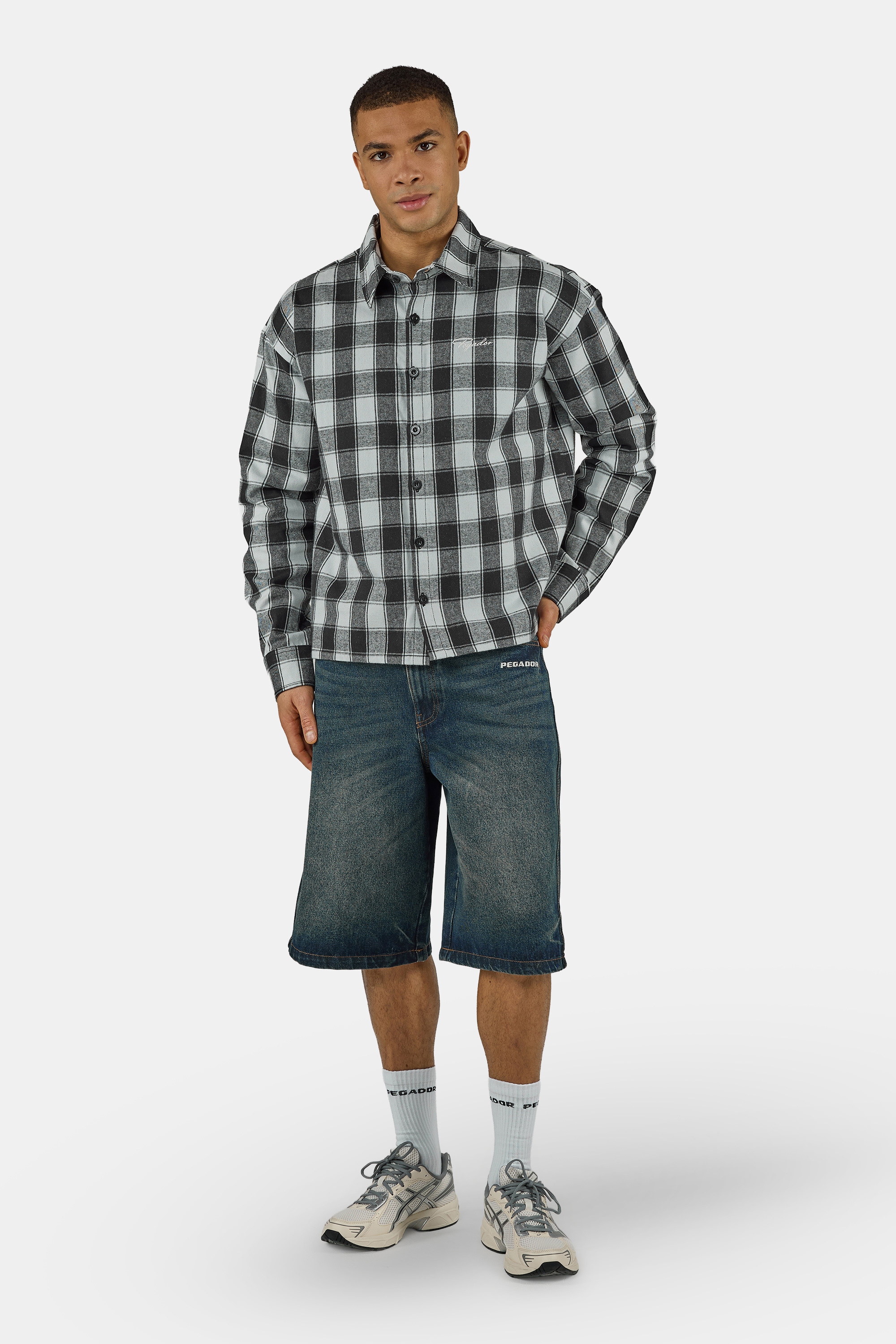 PEGADOR Chemise à manches longues »Bevill Flannel Shirt« coton, coupe régulière