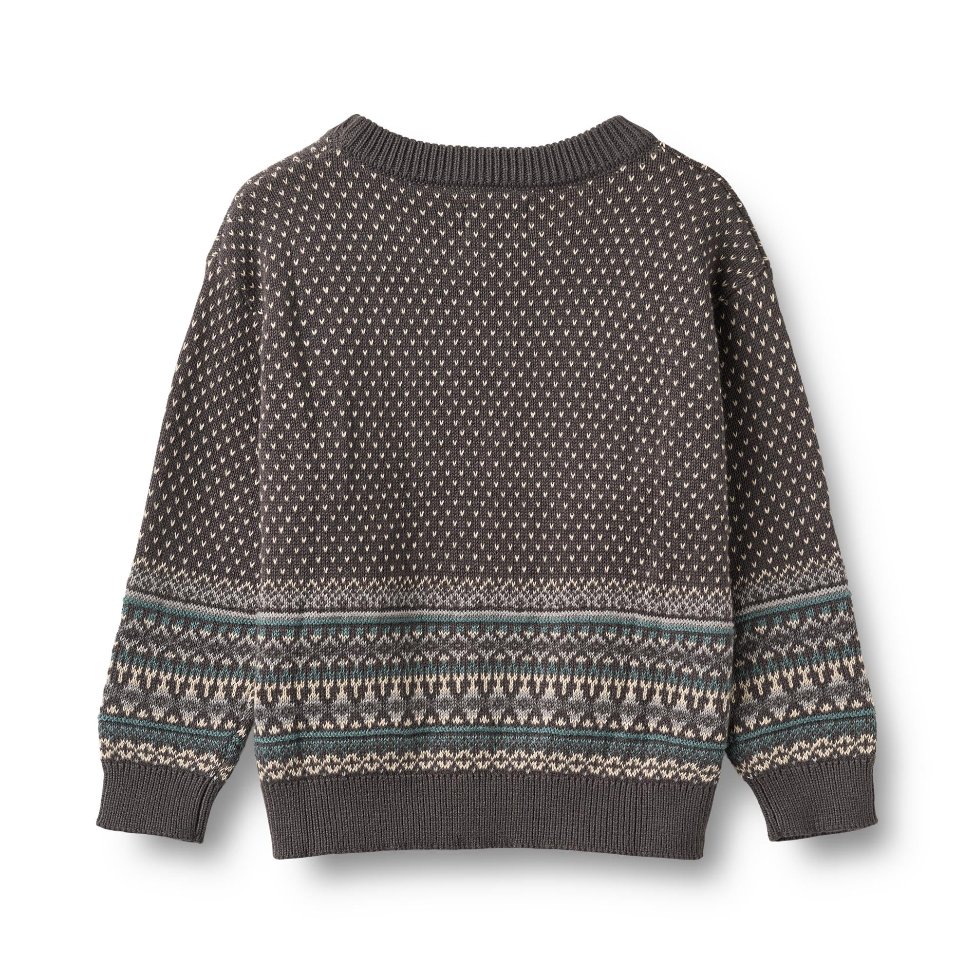 WHEAT Strickpullover »Jacquard Pullover Julius« Baumwolle, regular fit