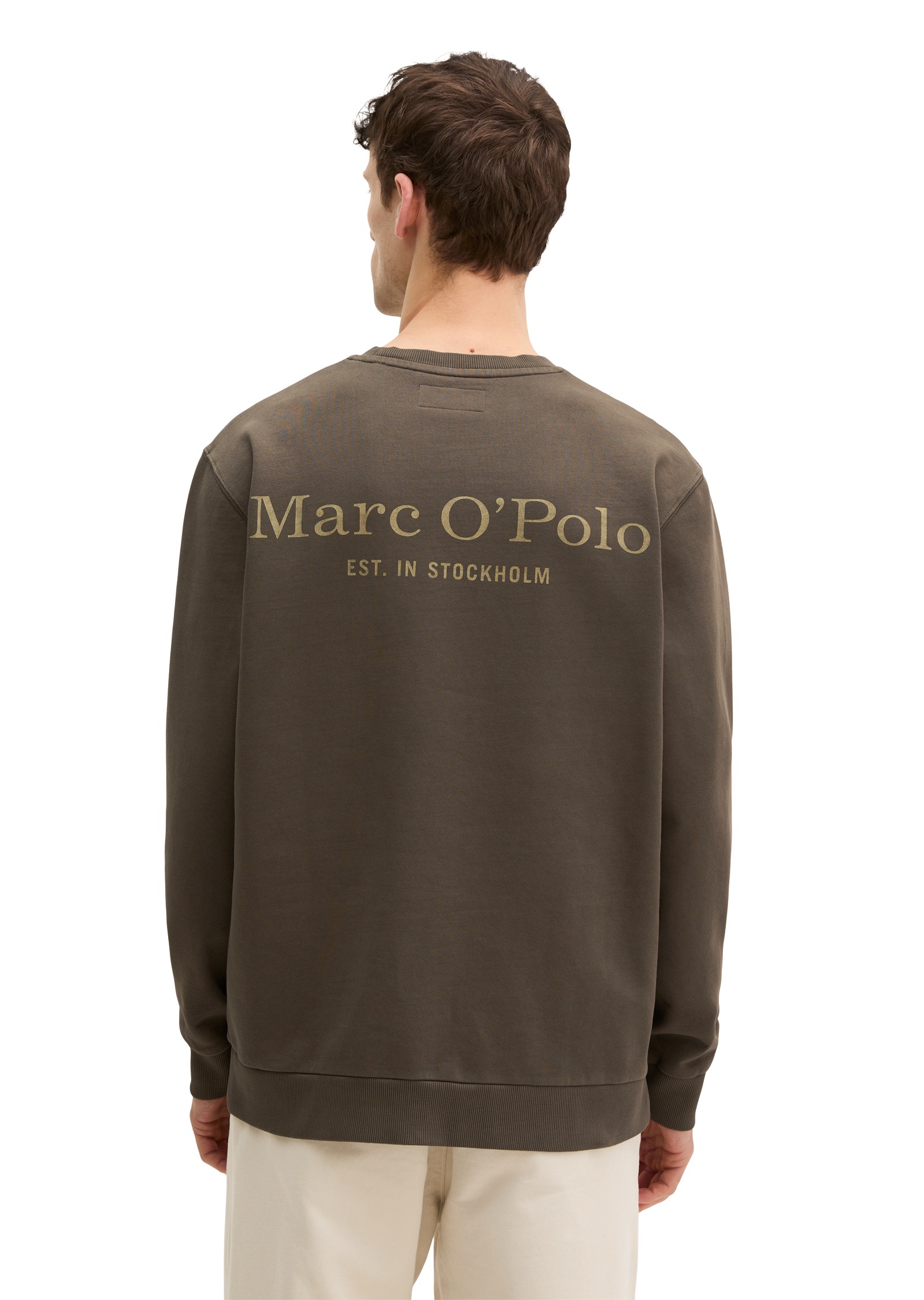 Marc O'Polo Sweatshirt , regular fit mit Logoprint auf der Rückseite
