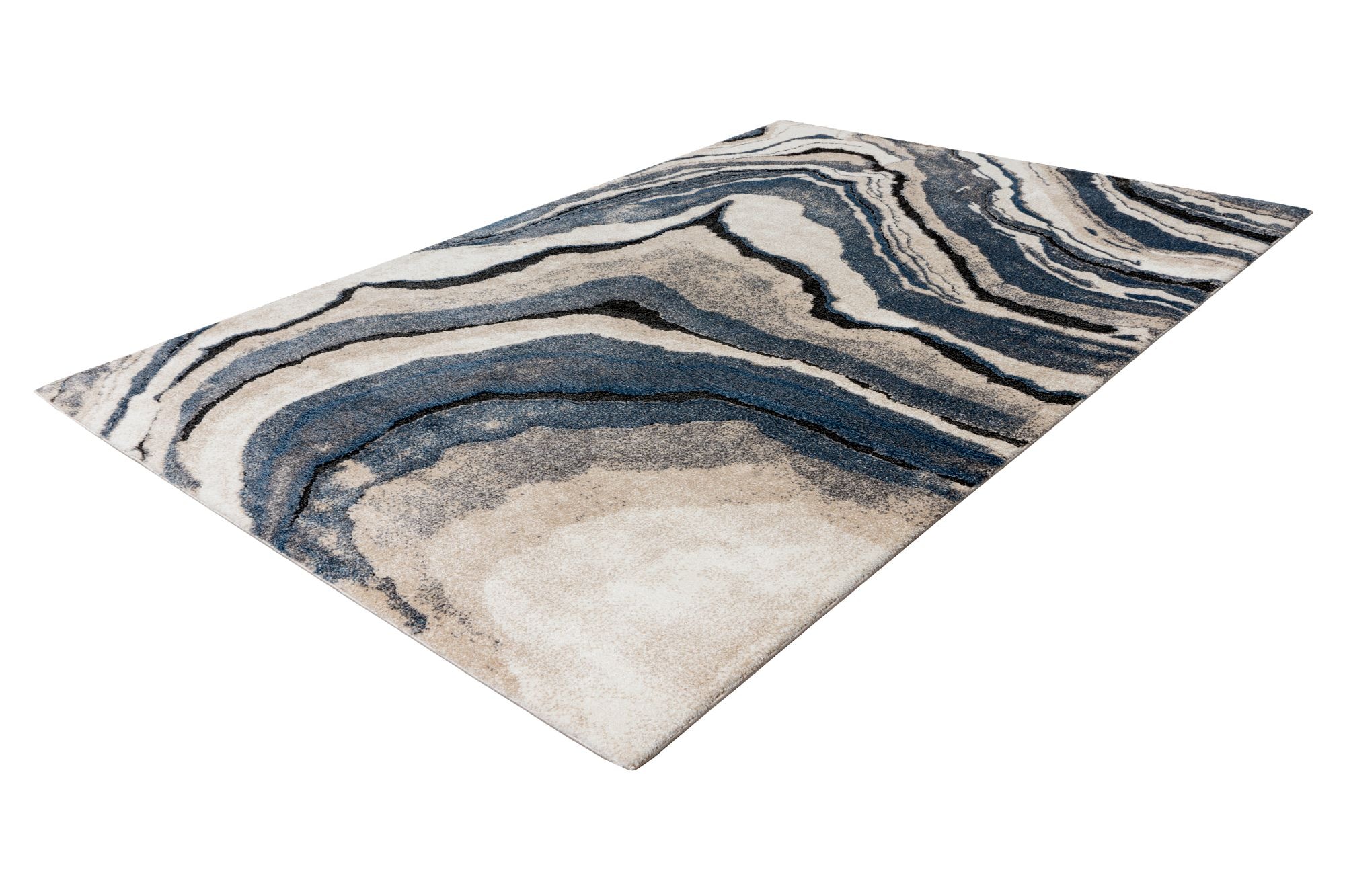 Kayoom Teppich »Firenze 486« rechteckig 22 mm Höhe Kurzflor, Modernes Muster, Fussbodenheizungsgeeignet, Wohnzimmer