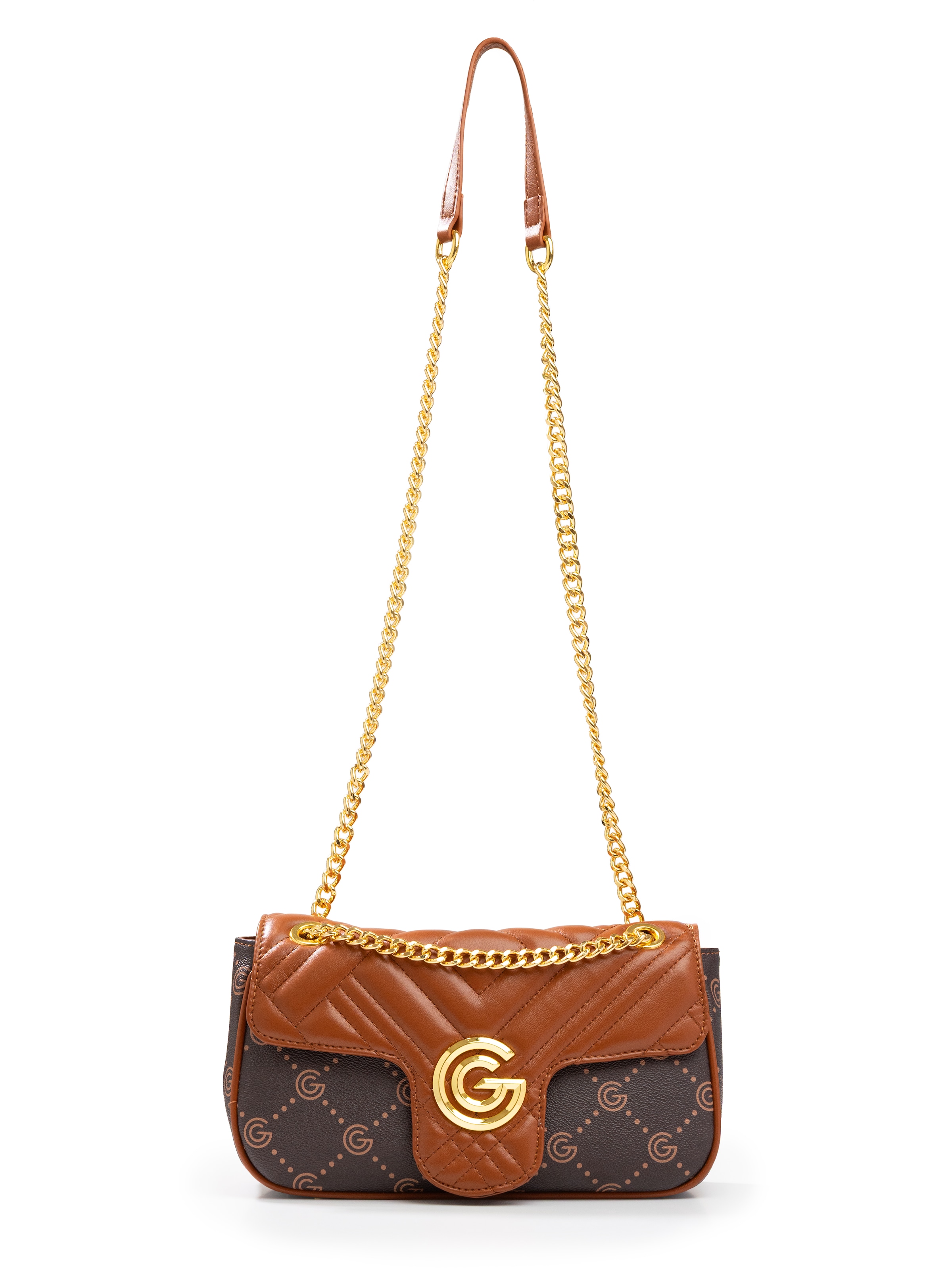 Gabriella GUCCI Umhängetasche »CINDY« Damen Umhängetasche, Handtasche, Tragetasche mit Logoverzierung