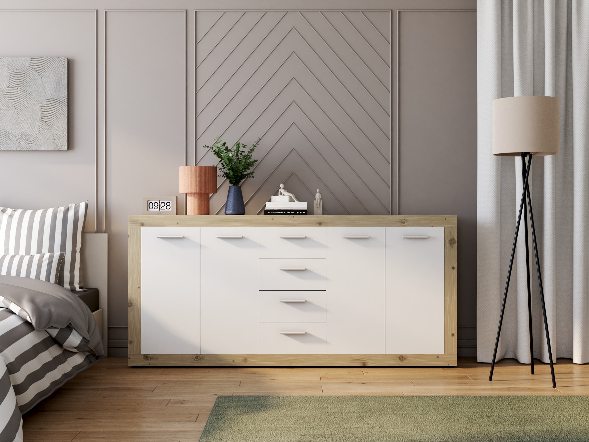 GOODproduct Linge de lit réversible »Greta« 2 tlg. Bettwäsche mit Streifen in verschiedenen Qualitäten, ab 135x200 cm