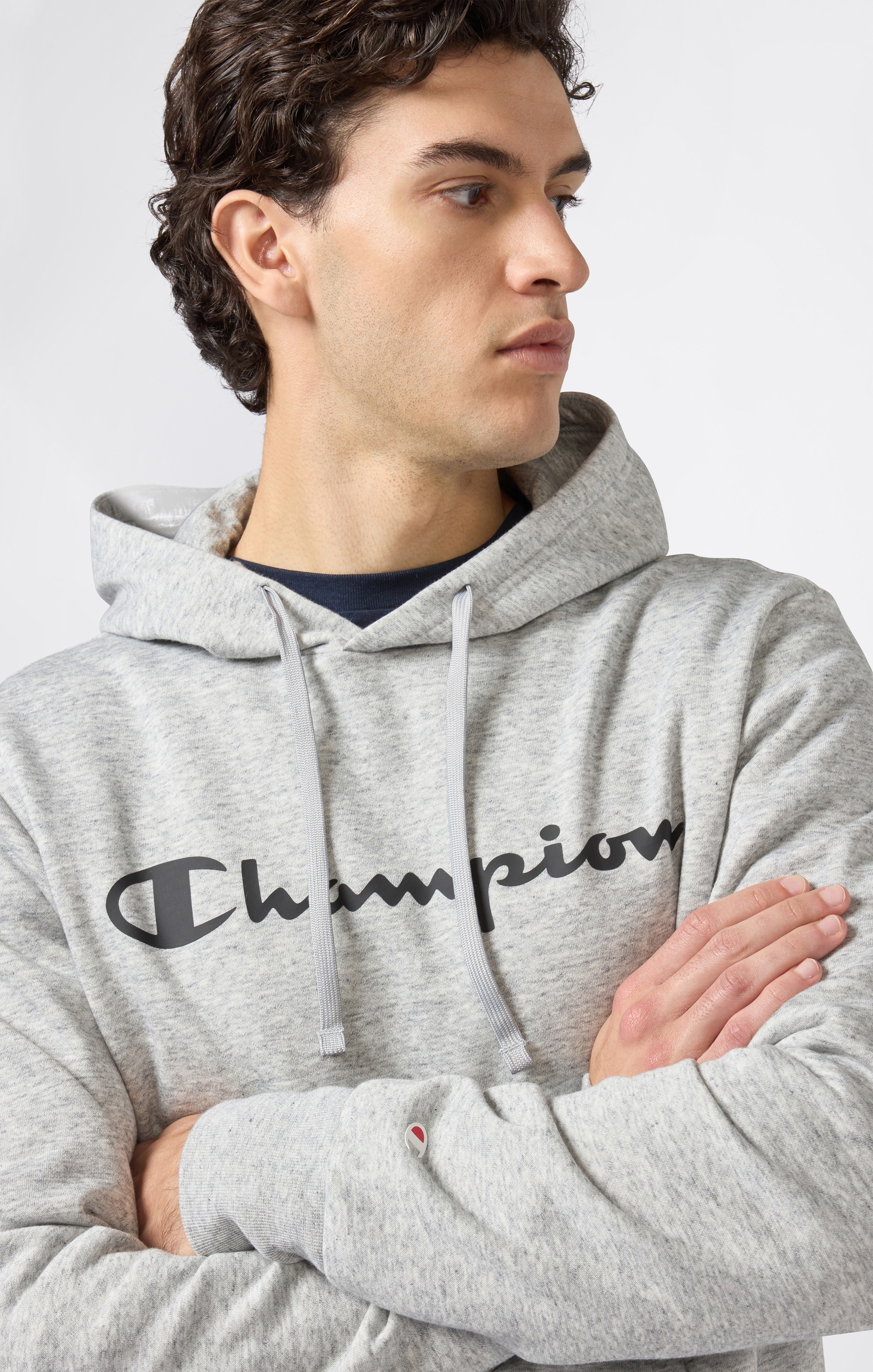 Champion Sweat à capuche »BASICS Fleece Hoodie Large Logo«, 1 cuis
