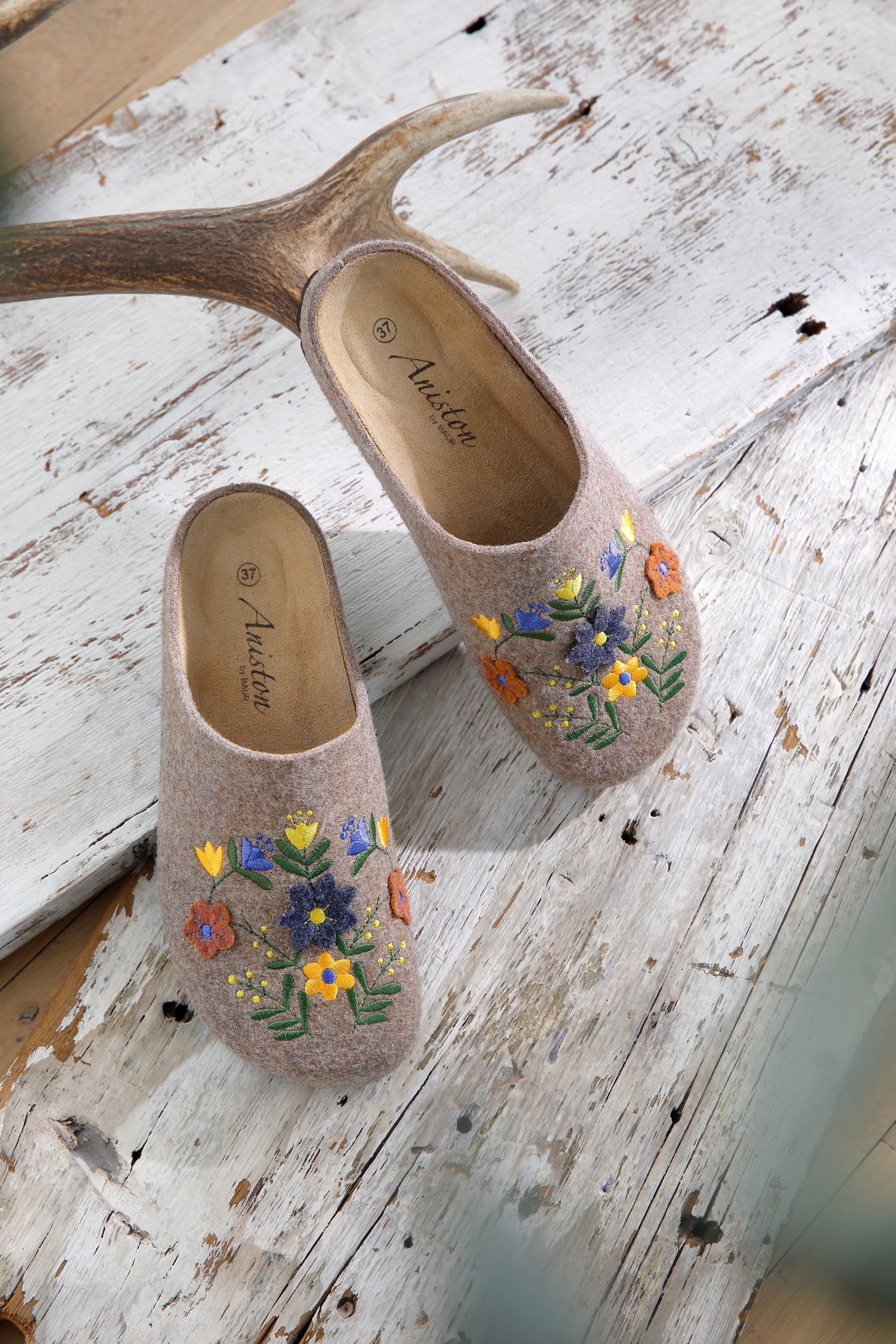Aniston SHOES Clog  Clog, Hausschuh, Homeslipper - in Weite G (= weit)