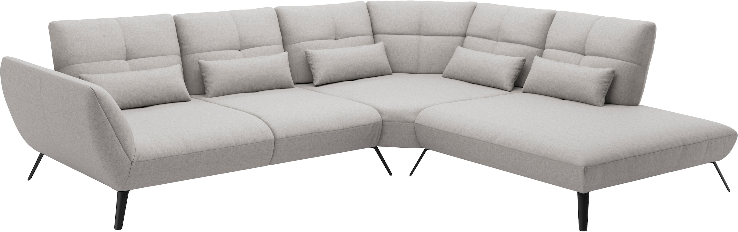 PLACES OF STYLE Ecksofa »Mikado L-Form« inkl. Sitztiefenverstellung und Armteilverstellung