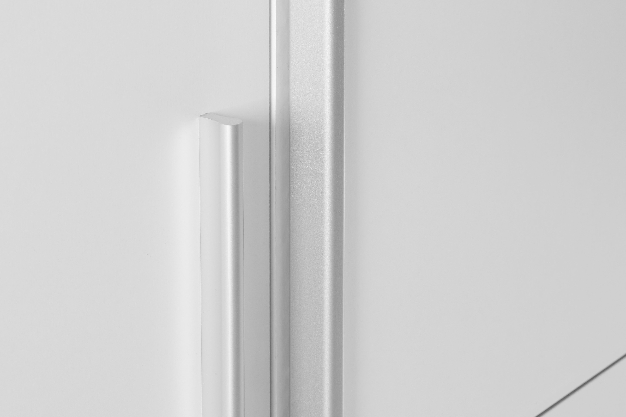 FORTE Armoires à vêtements »Narago, Kombischrank, modernes Design« L/H/P env. 270/210/61 cm, aussi avec équipement premium,  Combinaison de portes coulissantes avec portes latérales battantes, Fabriqué en Europe