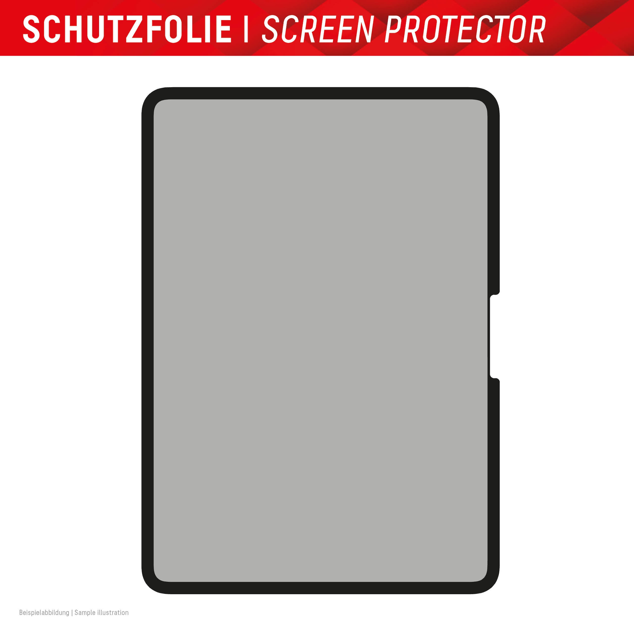 Displex Film de protection d'écran »Tablet Privacy Safe« für Apple iPad Pro 11" (2024/2025) Blickschutzfolie, Schutzfolie, Bildschirmschutz, kratz- & stossfest