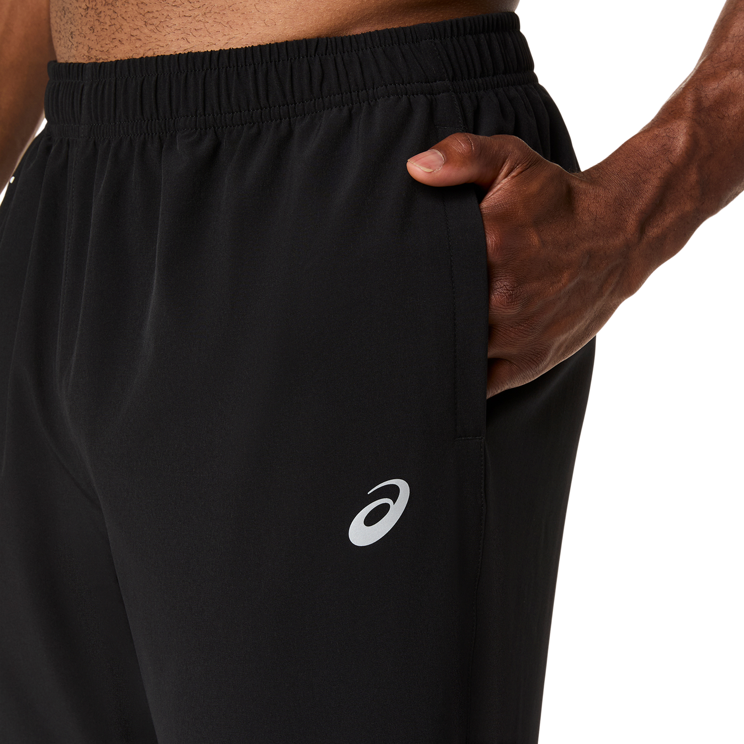 Asics Laufhose »ICON PANT«  mit Handytasche hinten im Bund, Beinabschluss mit seitlichem Zipper