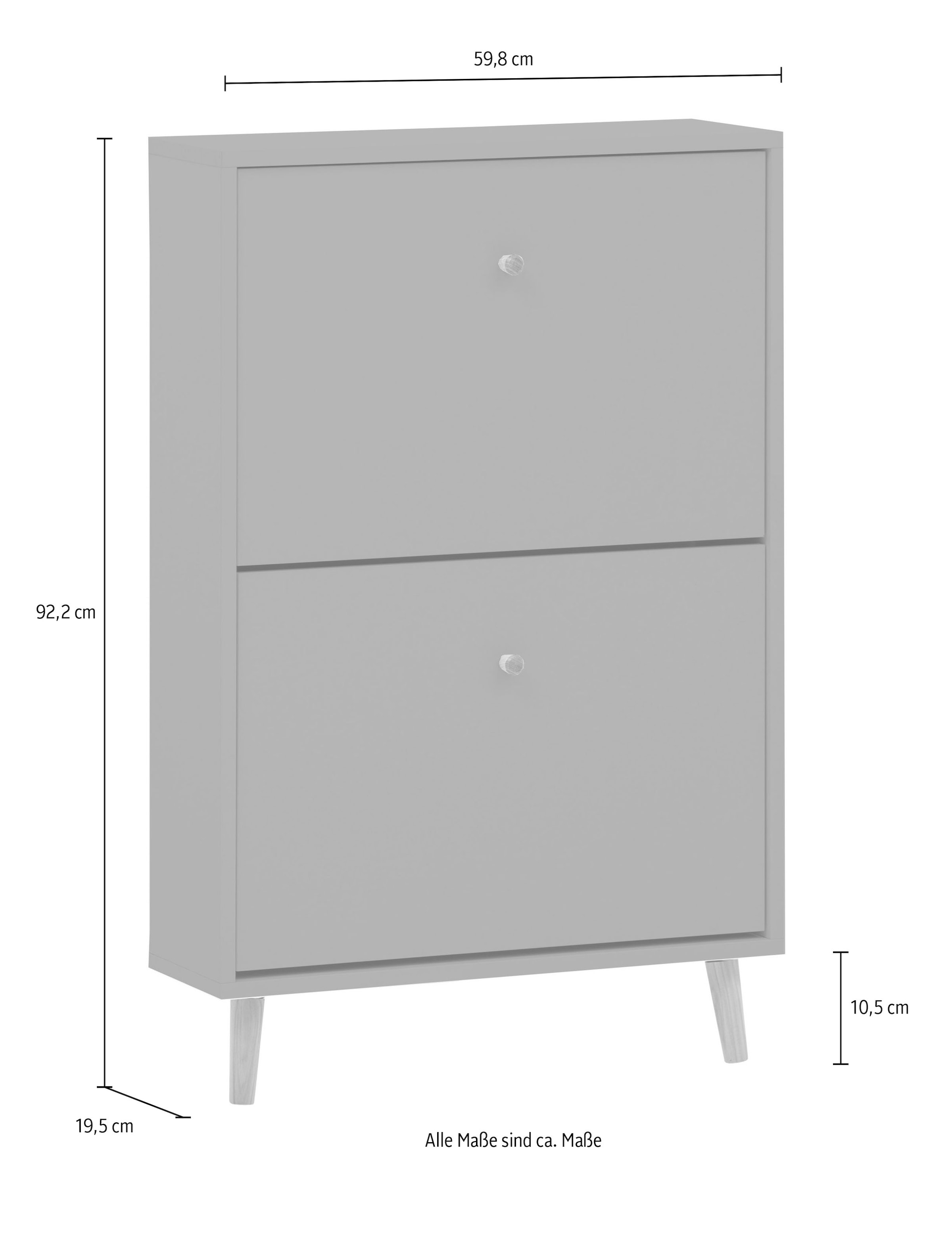 Schildmeyer Armoire à chaussures »Bjarne, Schuhschrank, Made in Germany, B: 60 cm« 1 cuis tlg. Fabrication solide - Ce produit est fabriqué en Allemagne