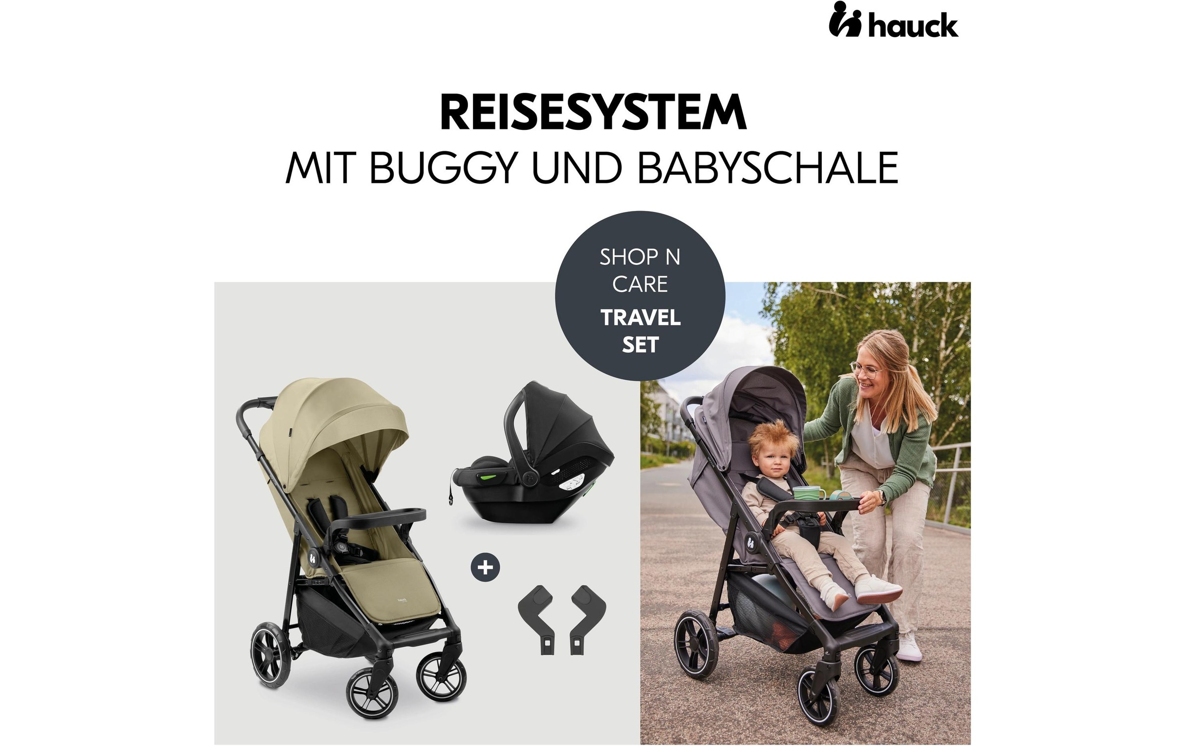 Hauck Poussette pour enfants »Shop N Care Travel Set« 25 kilos