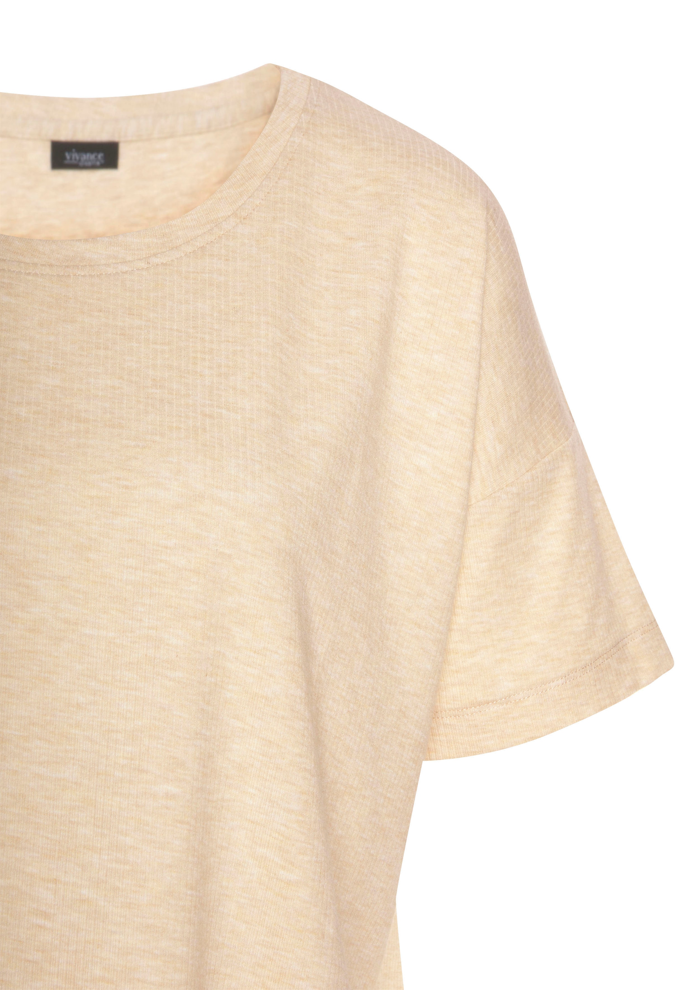 Vivance Dreams Pyjama 2 pièces in weicher Ripp-Qualität