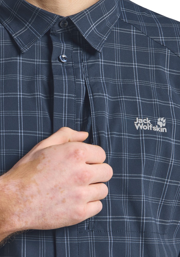 Jack Wolfskin Chemisier fonctionnel »NORBO S/S SHIRT M«