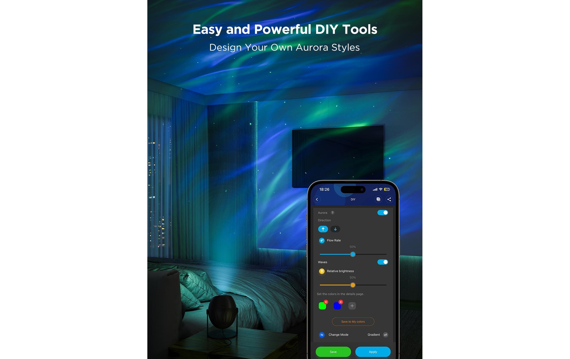 Govee Veilleuse à LED »Star Light Projector« 1 cuis