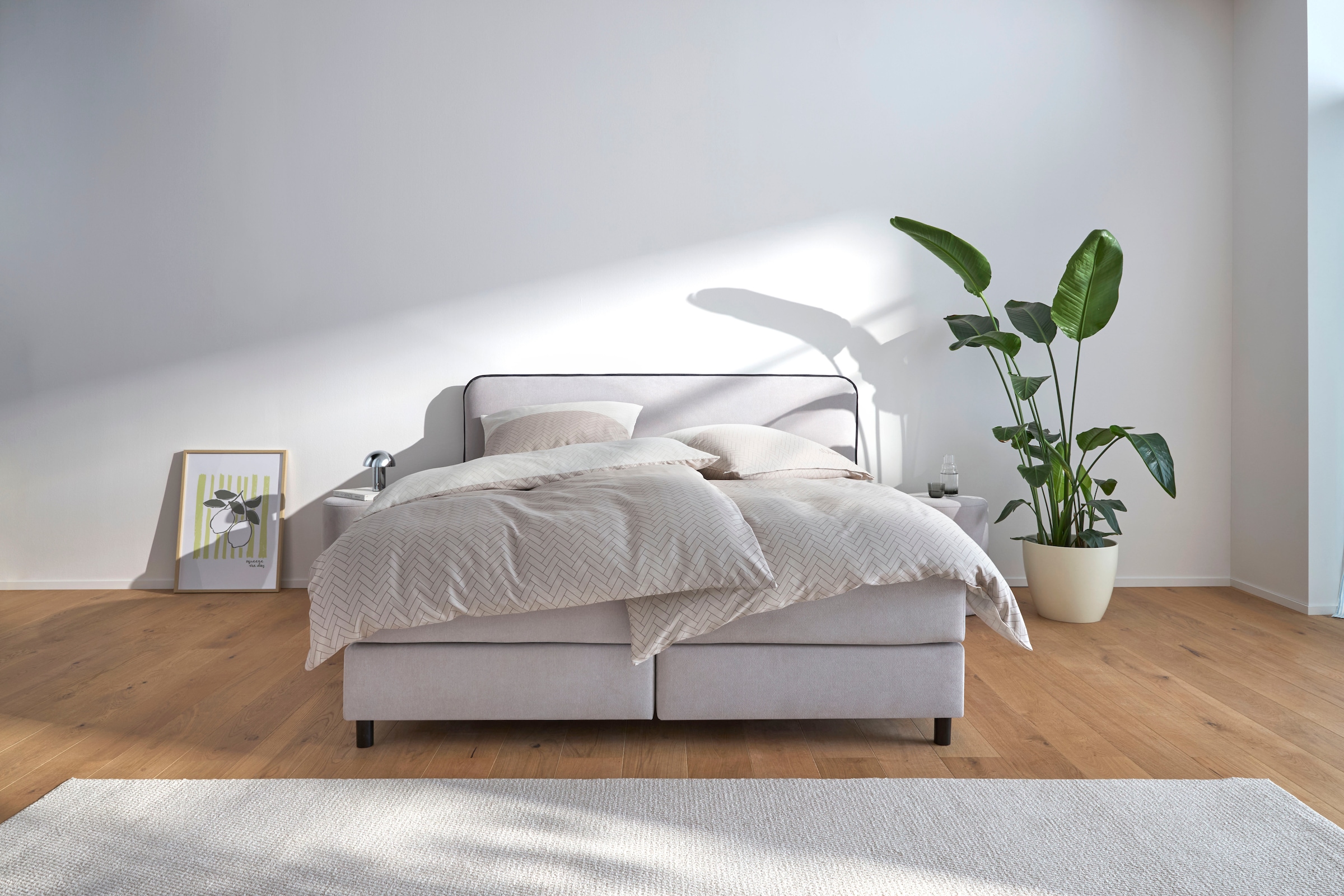 s.Oliver Tabouret rembourré Hocker rund