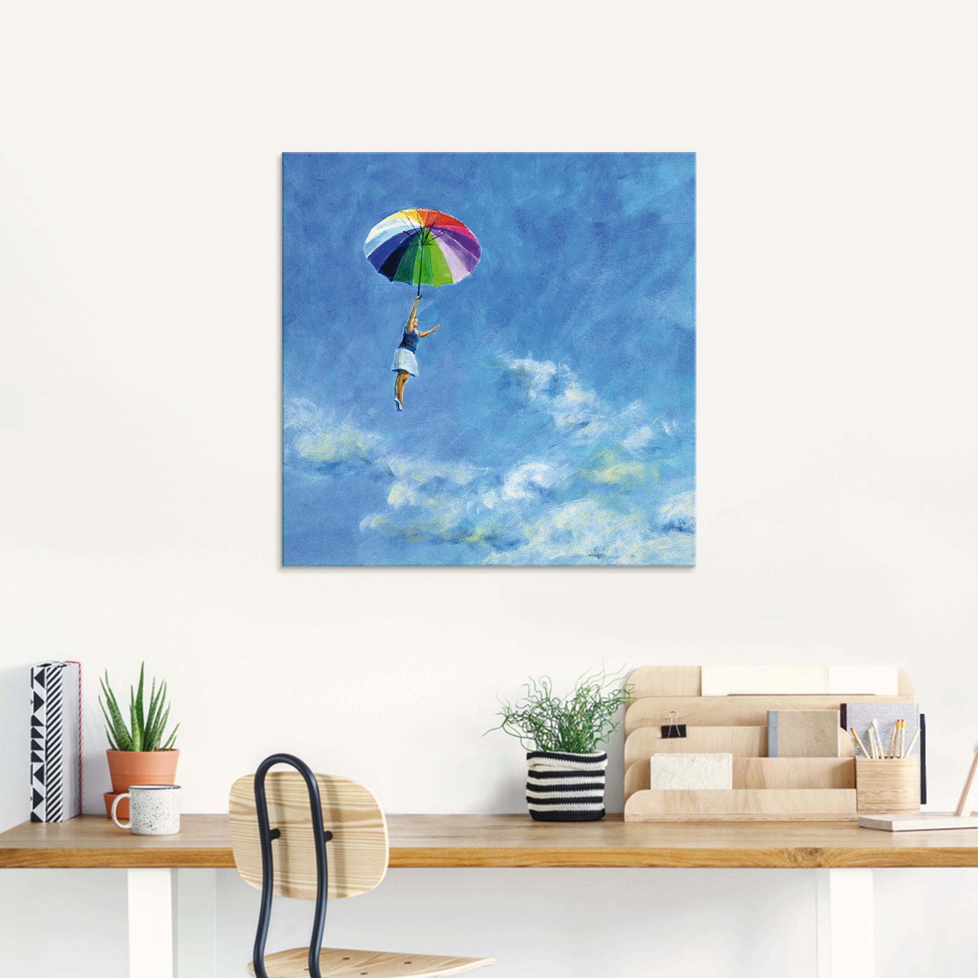 Artland Tableau en verre »Das Leben leben« 1 cuis tlg. in verschiedenen Grössen