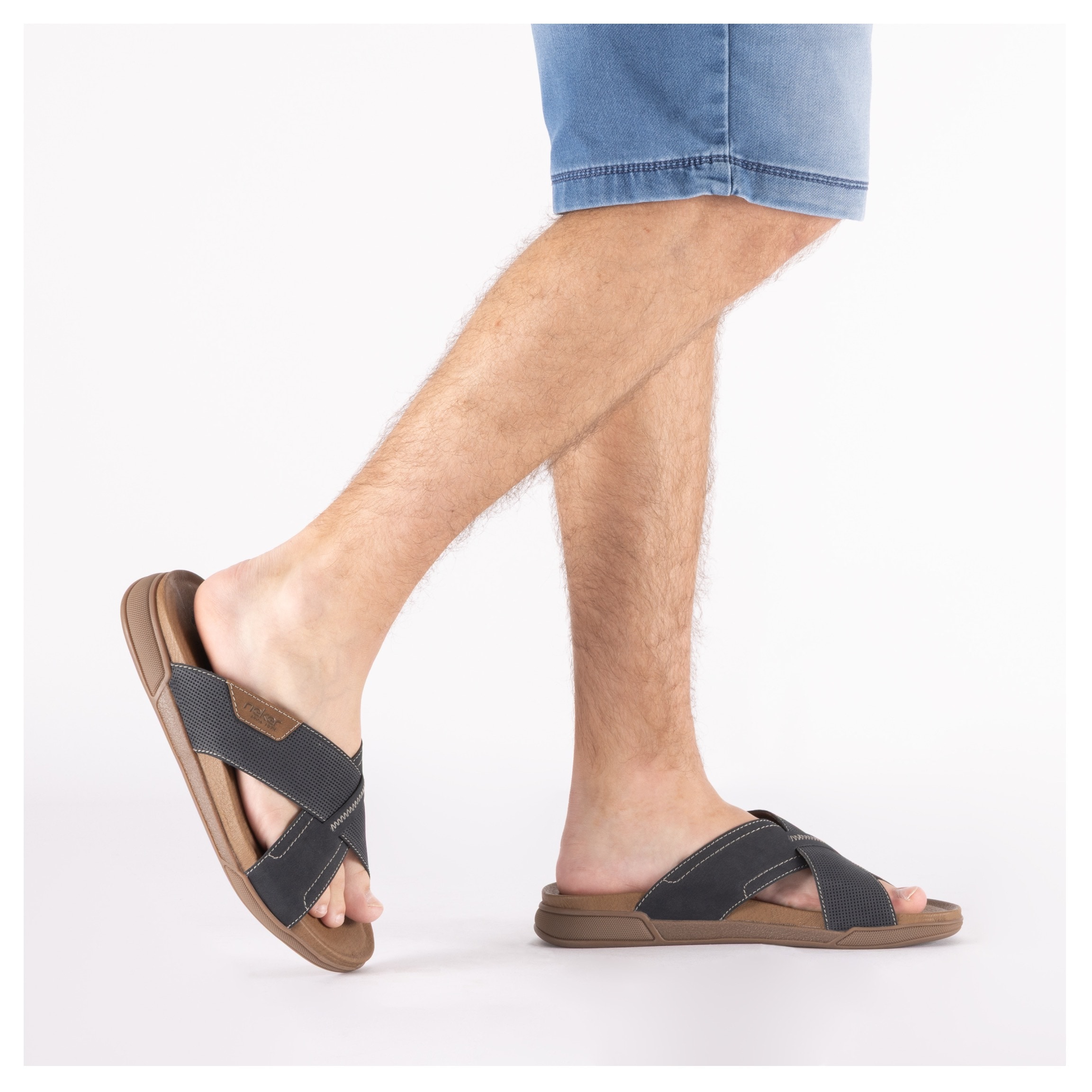 Rieker Pantolette  Chaussure d'été, chaussure d’intérieur, chaussure de vacances forme confortable