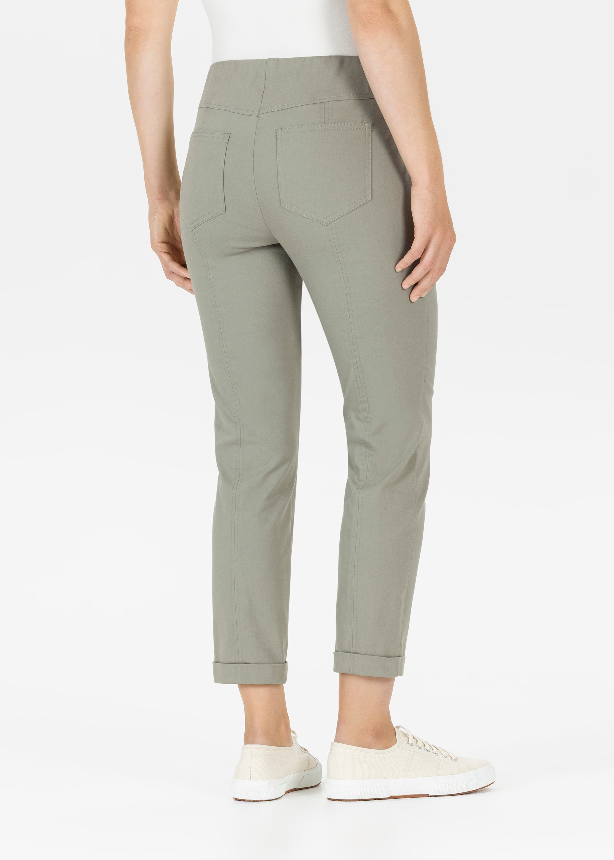 Stehmann Pantalon en tissu »Sylvia-680«  3/4-Hose mit schmalem Bein
